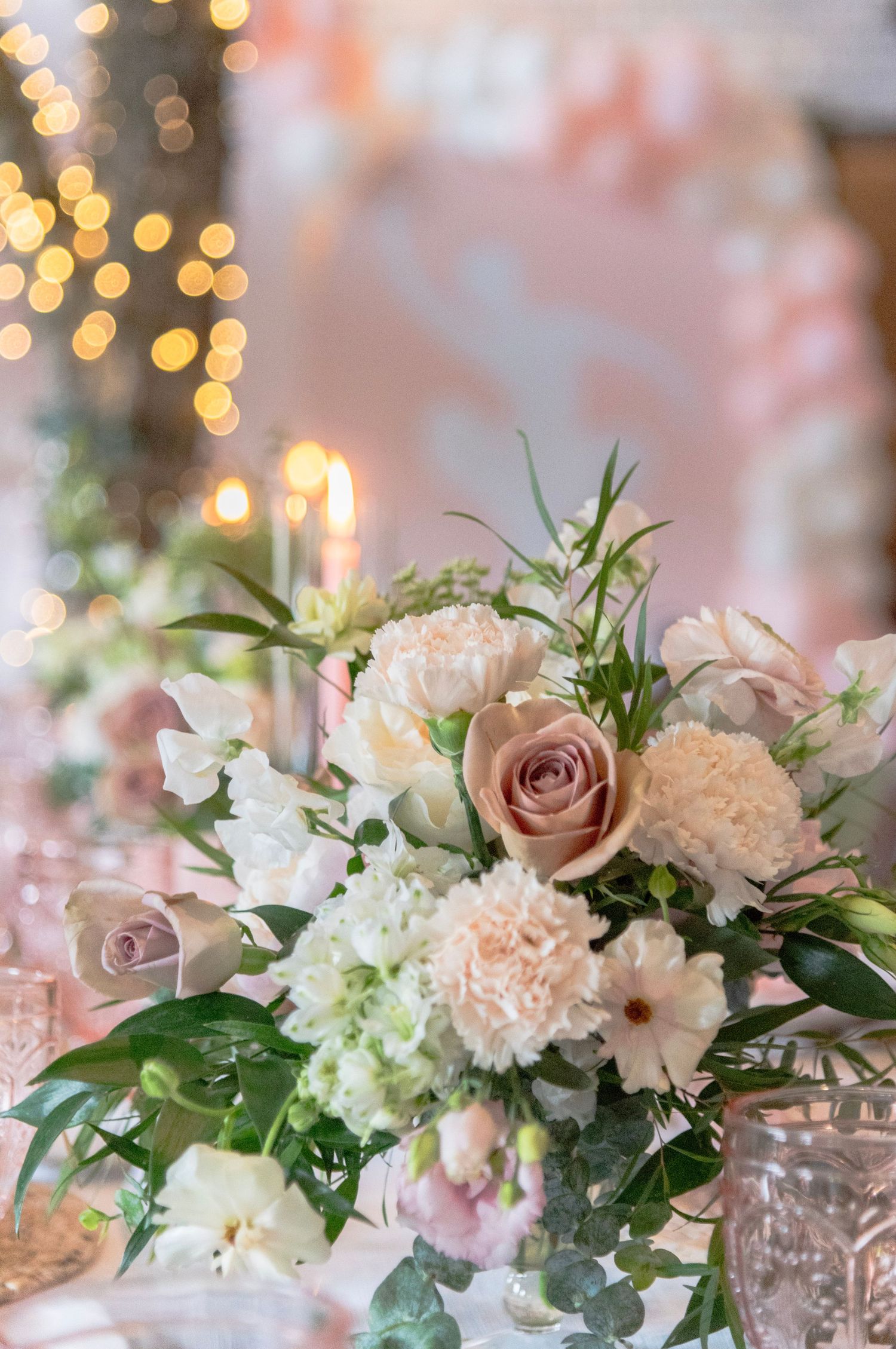 Stunning florals from our Ballerina Baby Shower design.