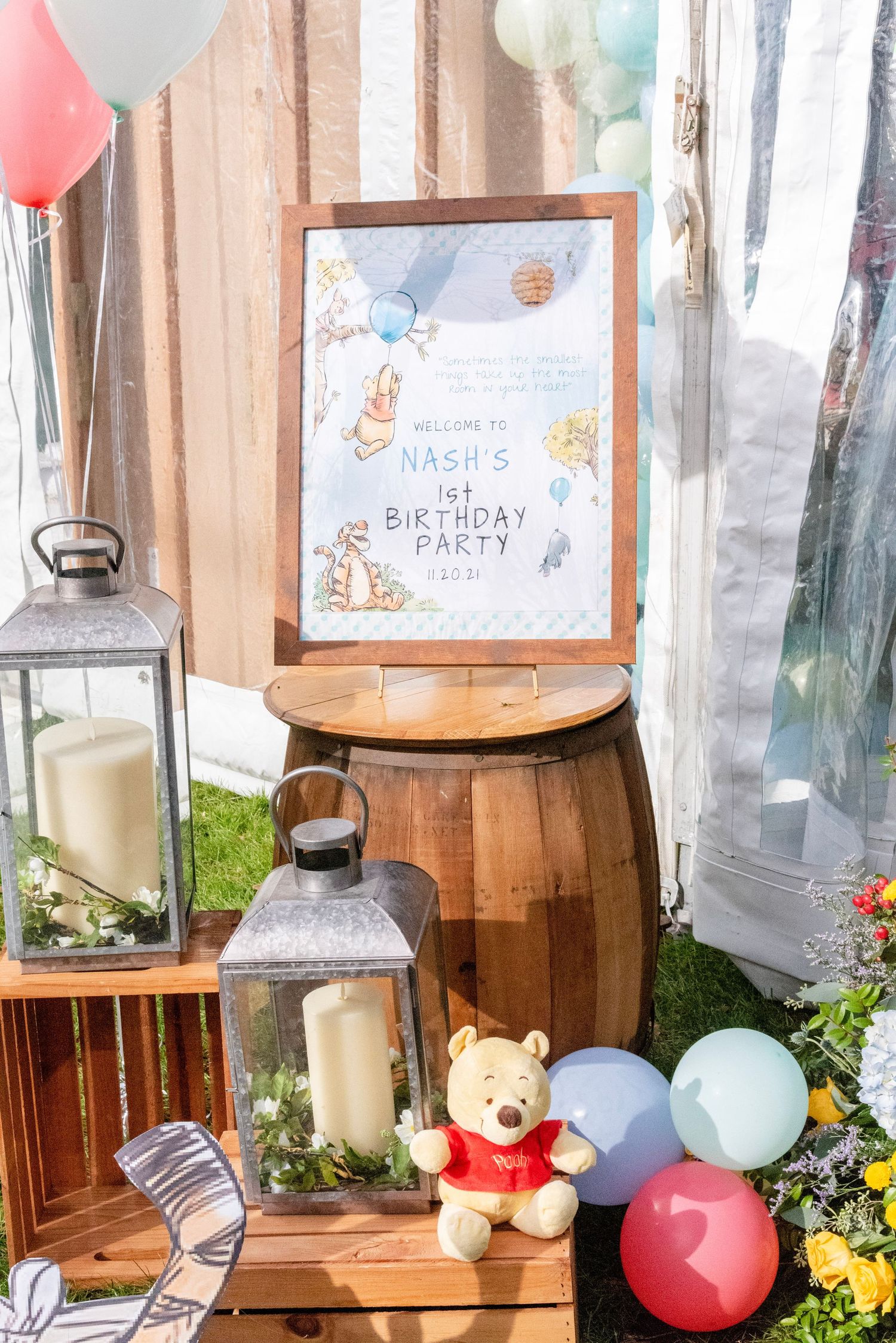 Decor from our ONE Hundred Acre Wood design.