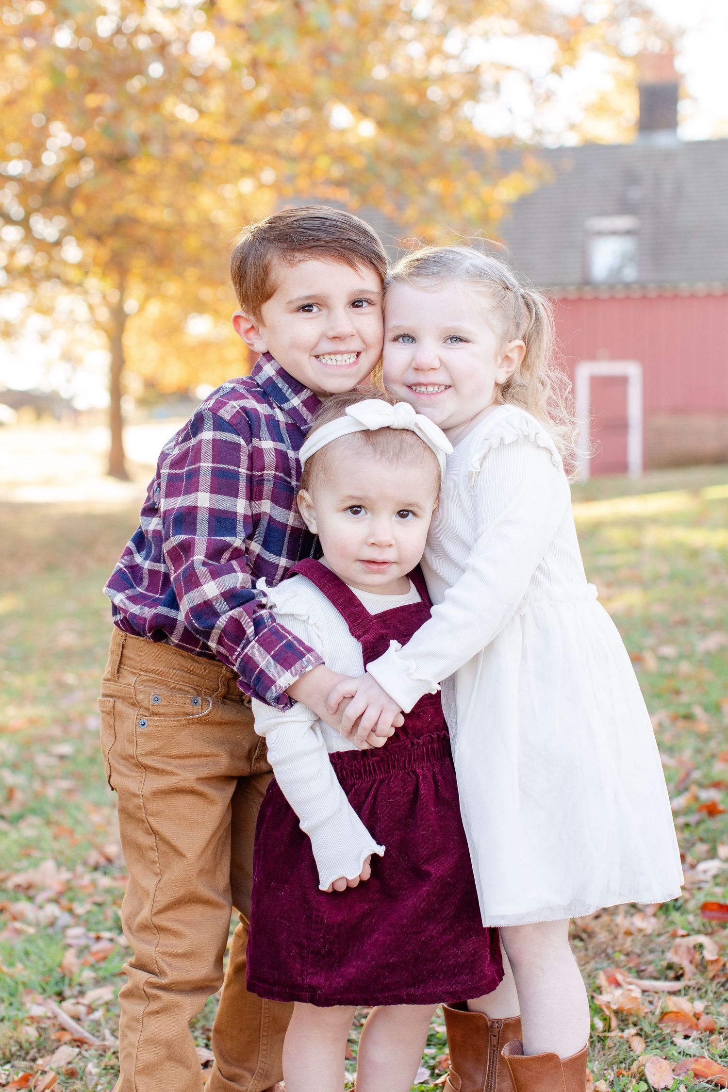 Capturing this loving family during a photo session.