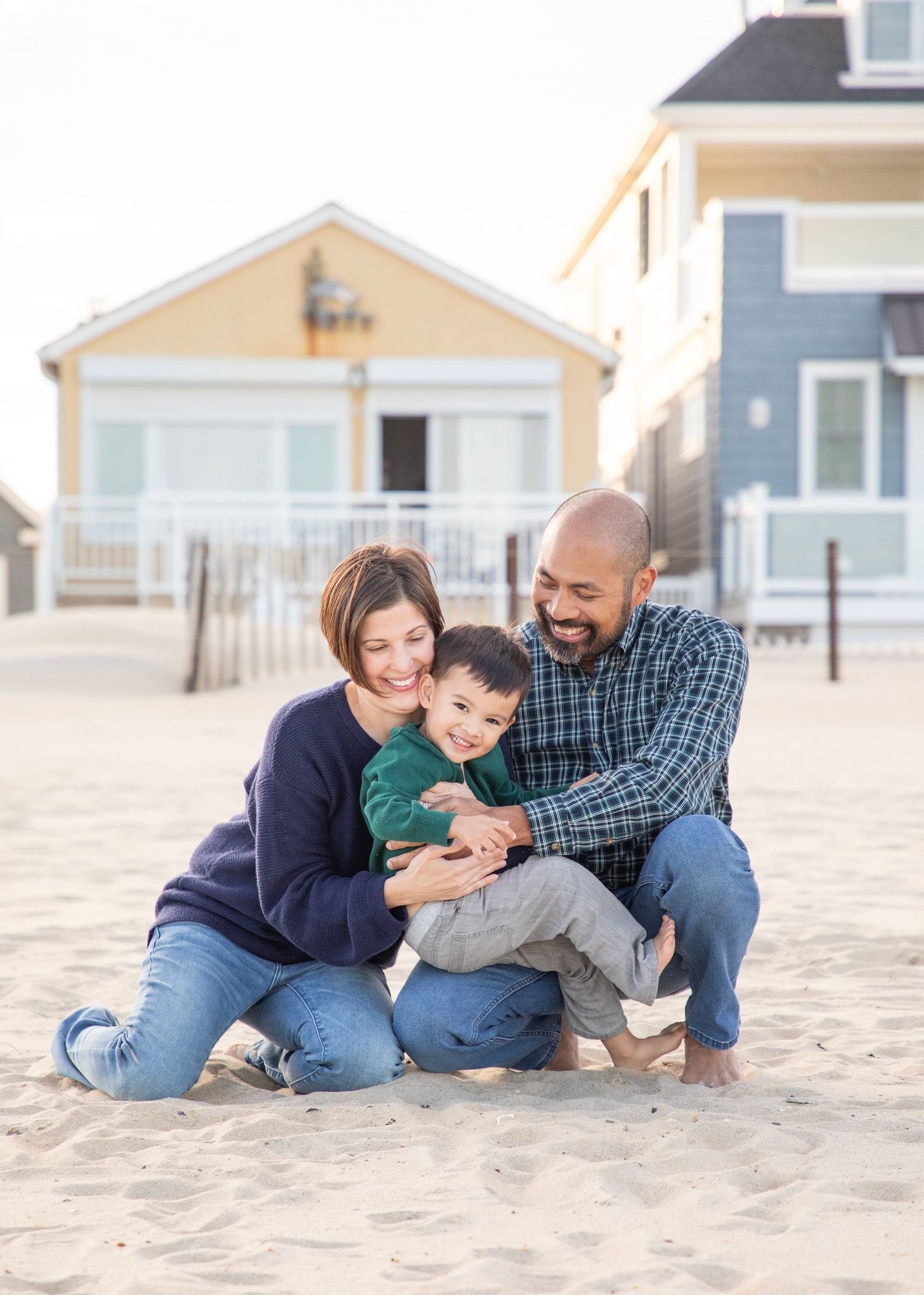 Capturing this loving family during a photo session at the beach.