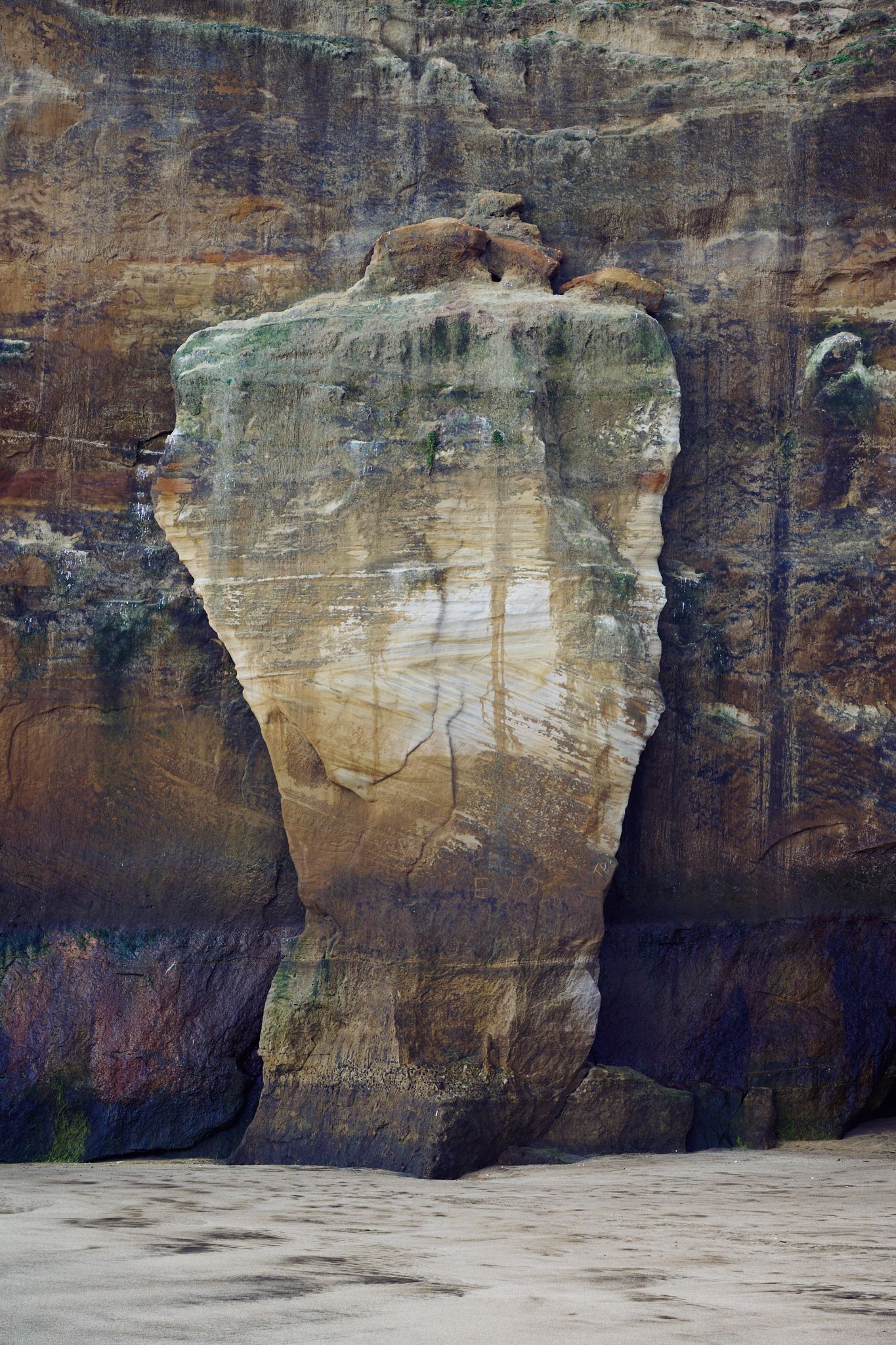 In the wall
