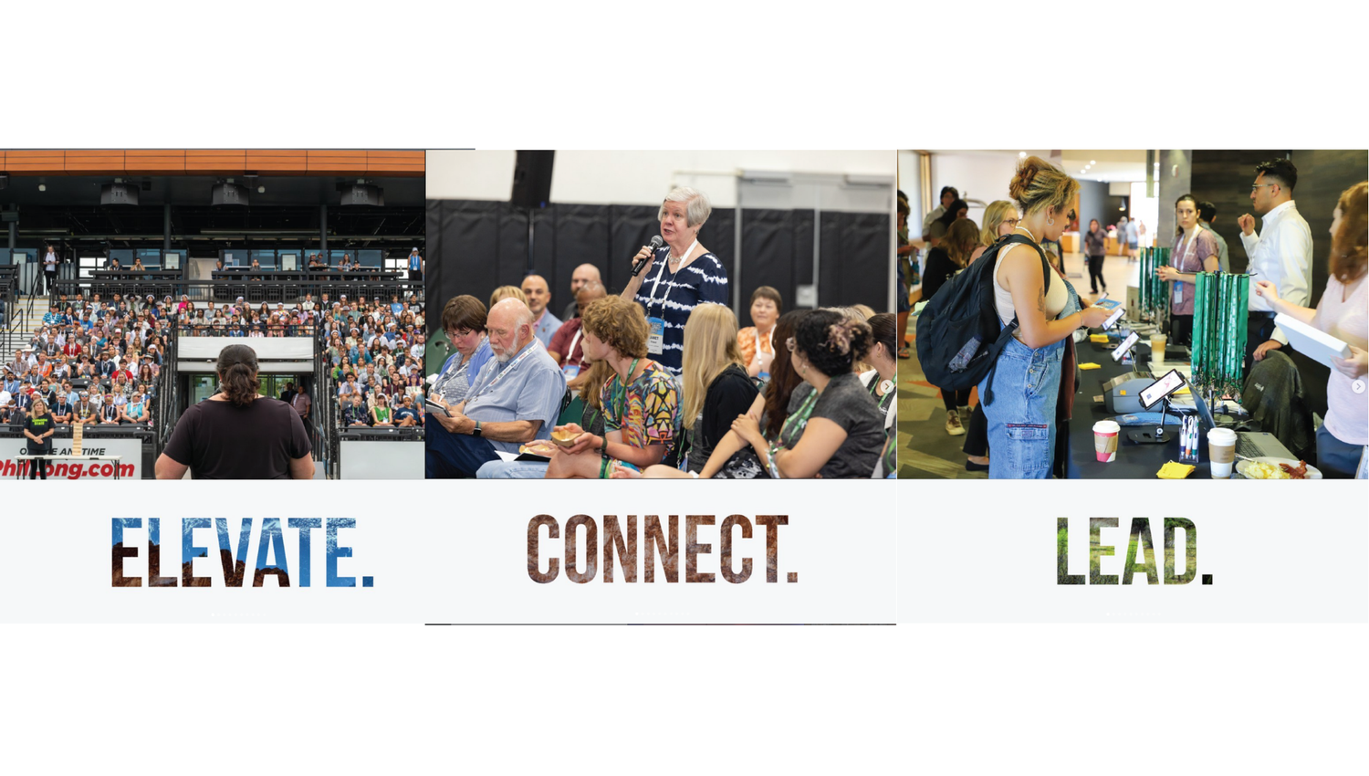 Students collaborate and engage in diverse activities at a university campus promoting leadership and connection.