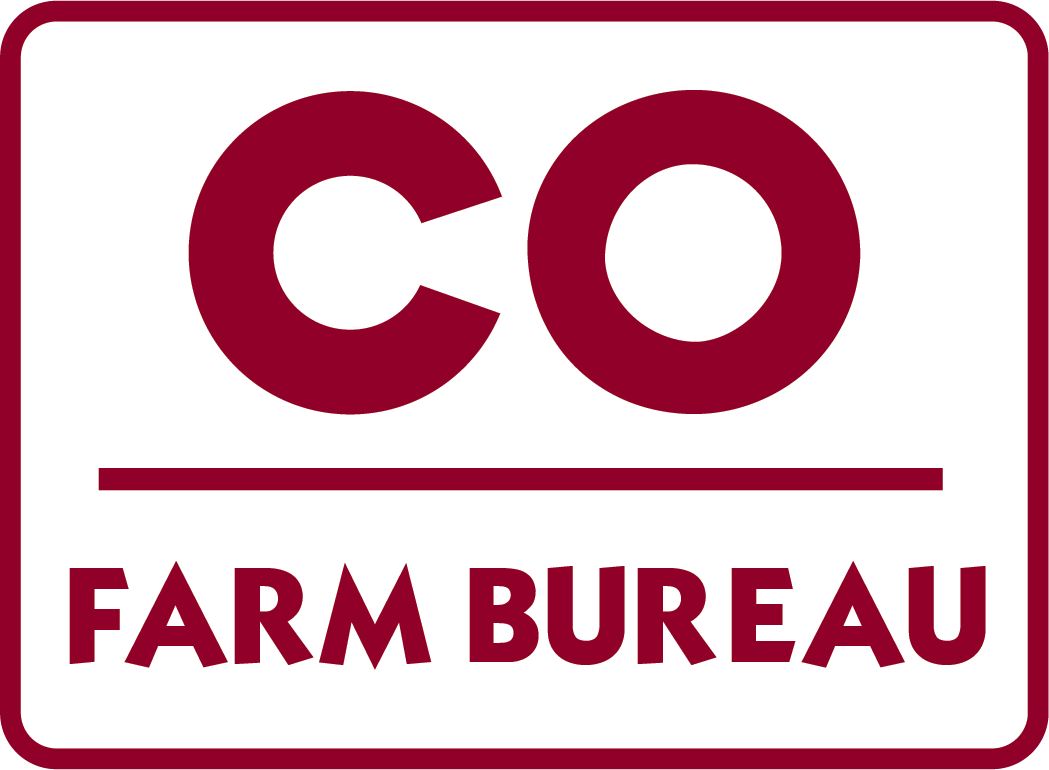 A series of red and white company logos for Farm Bureau Insurance arranged in a horizontal row.