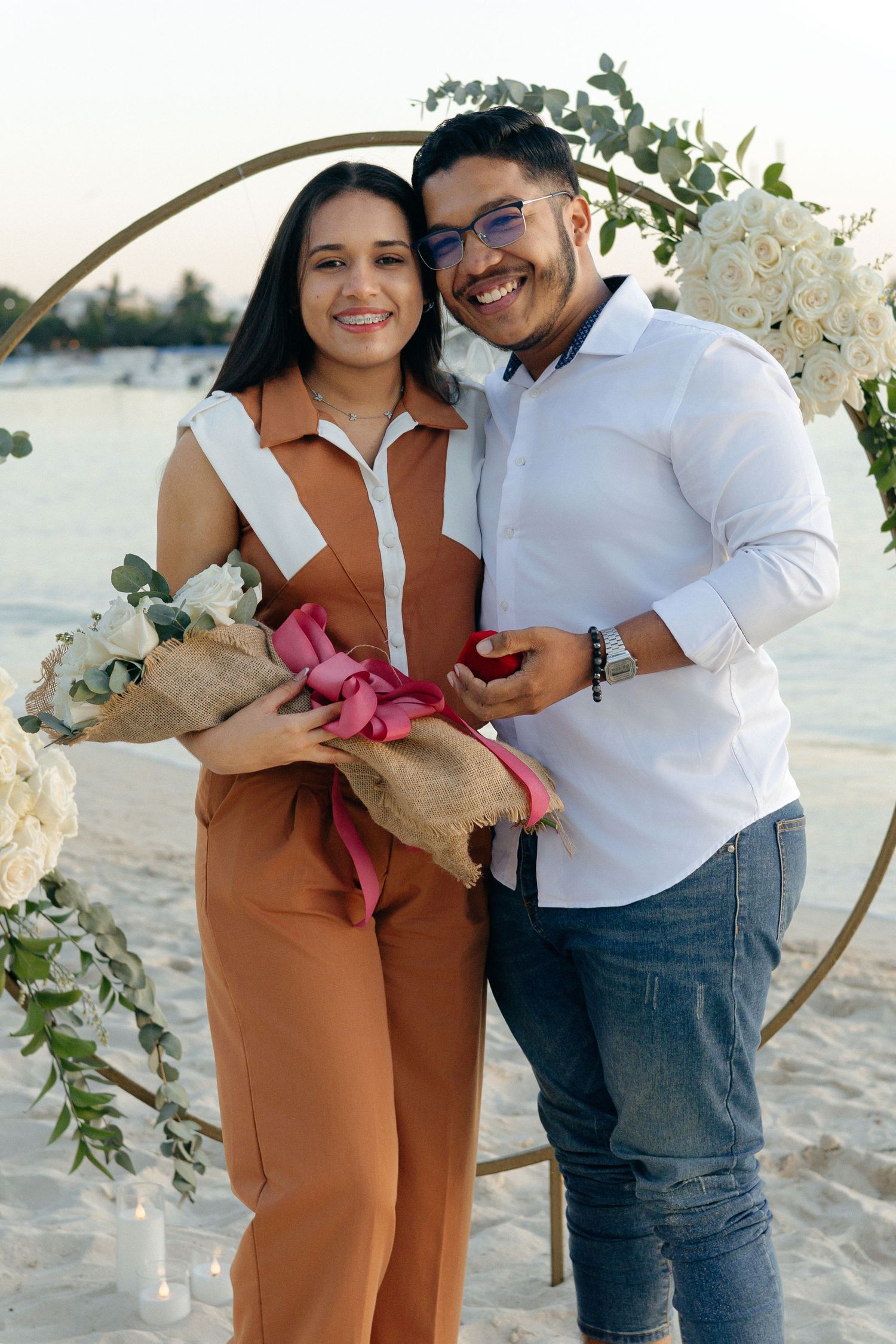Engagement photography by AM Weddings on the Dominican Republic.