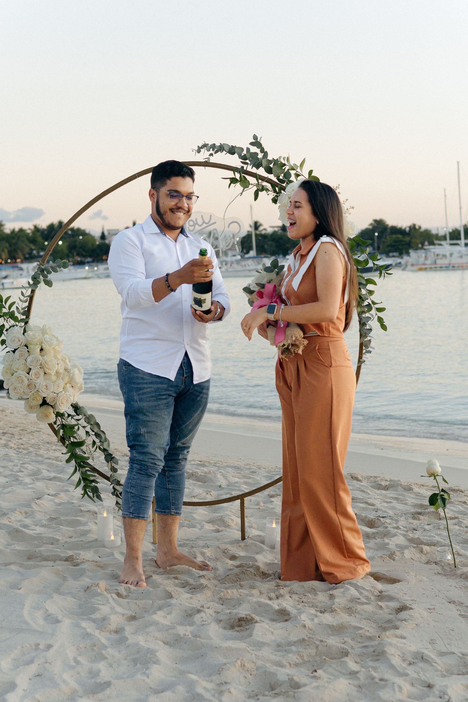 Engagement photography by AM Weddings on the Dominican Republic.