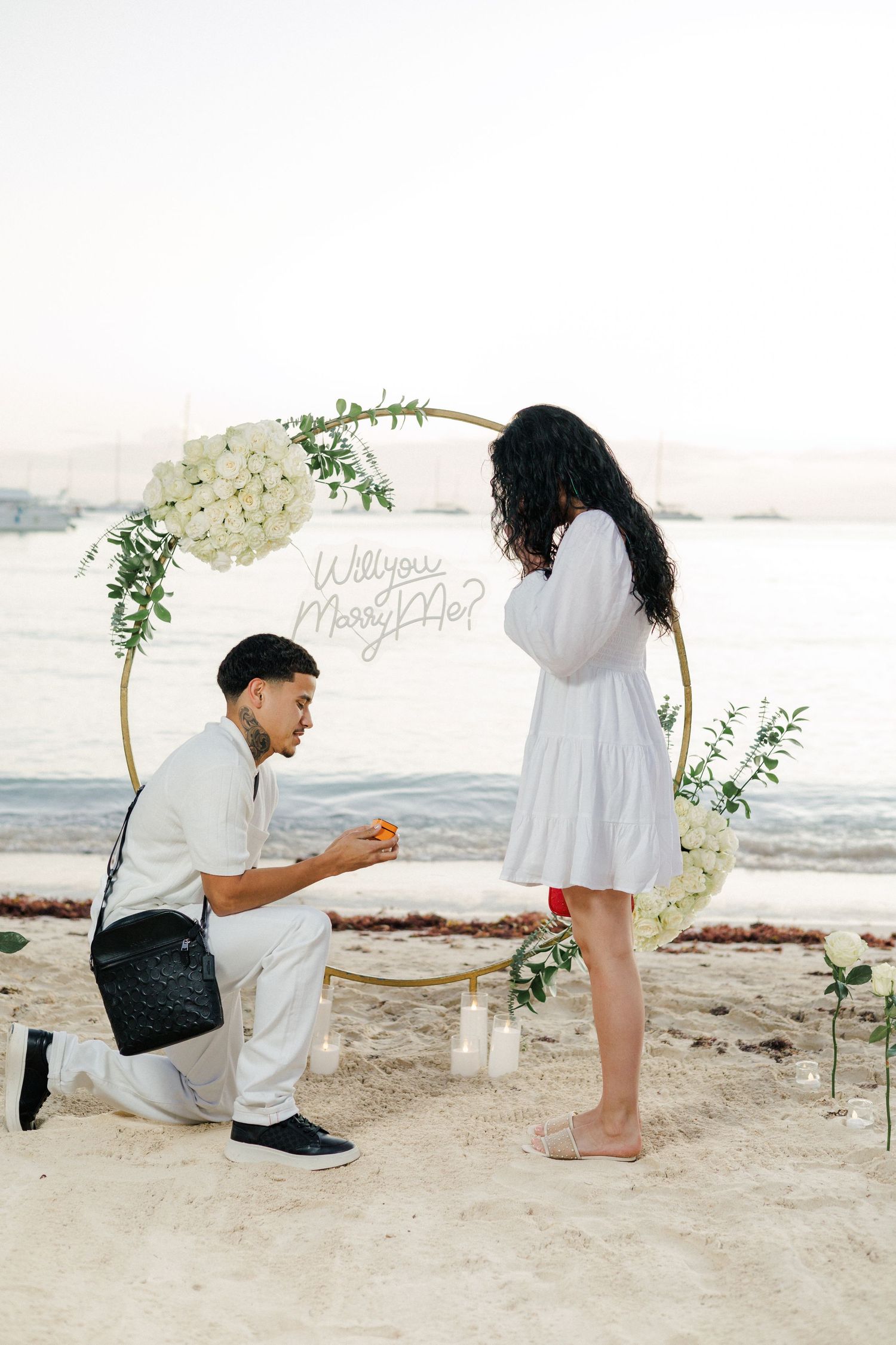 Engagement photography by AM Weddings on the Dominican Republic.