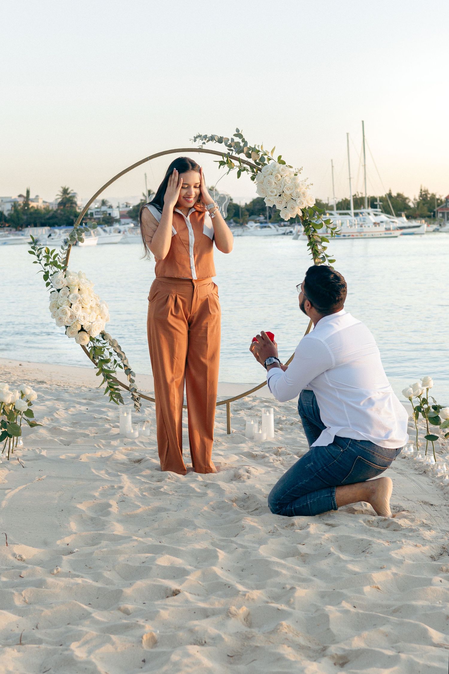 Engagement photography by AM Weddings on the Dominican Republic.