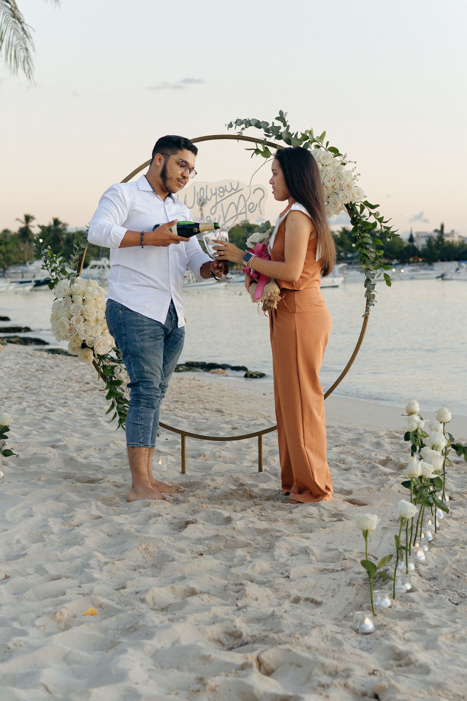 Engagement photography by AM Weddings on the Dominican Republic.