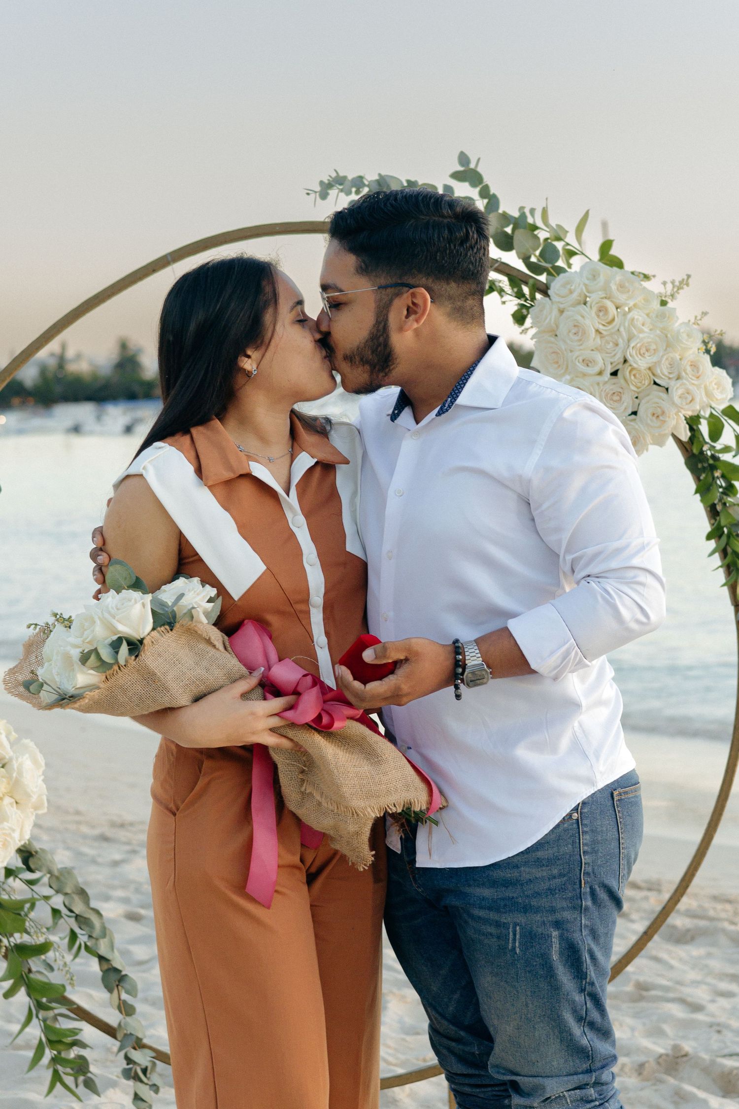 Engagement photography by AM Weddings on the Dominican Republic.
