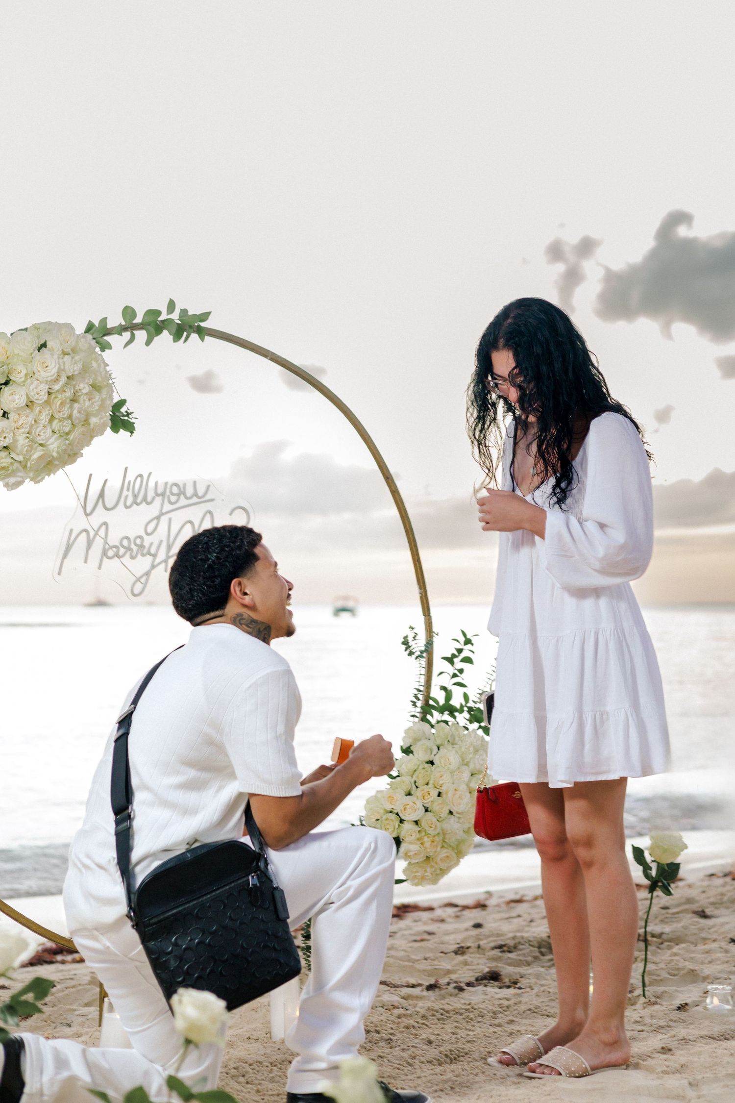 Engagement photography by AM Weddings on the Dominican Republic.