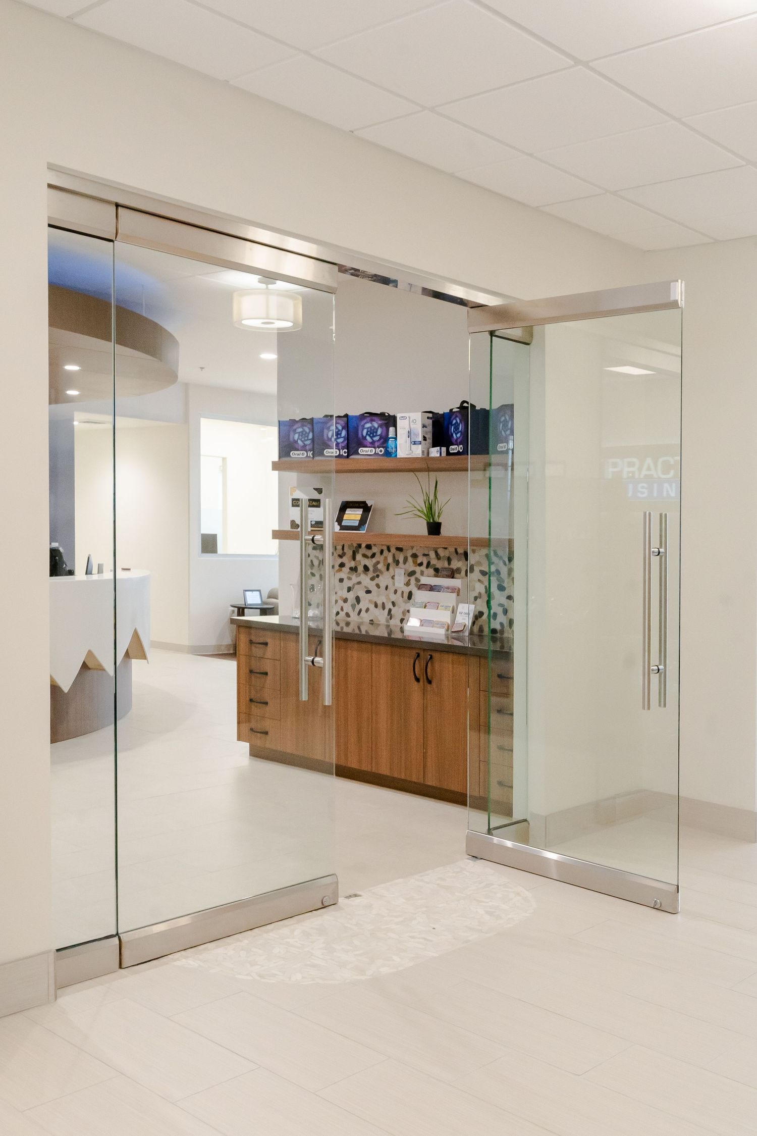 Branding Session. Commercial Construction. Glass Door. Dentist Office. Ogden, Utah. Northern Utah Photographer