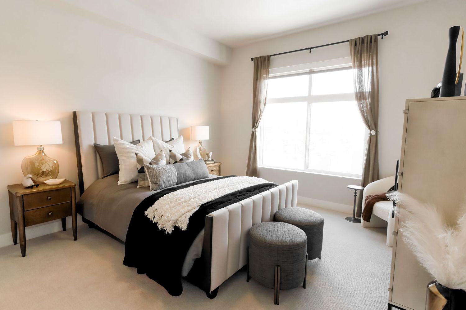 Commercial real estate photography. Bedroom. Ogden, Utah. Northern Utah Photographer