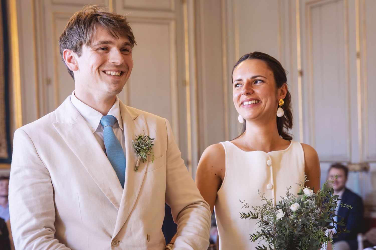 regard amoureux mariage civil