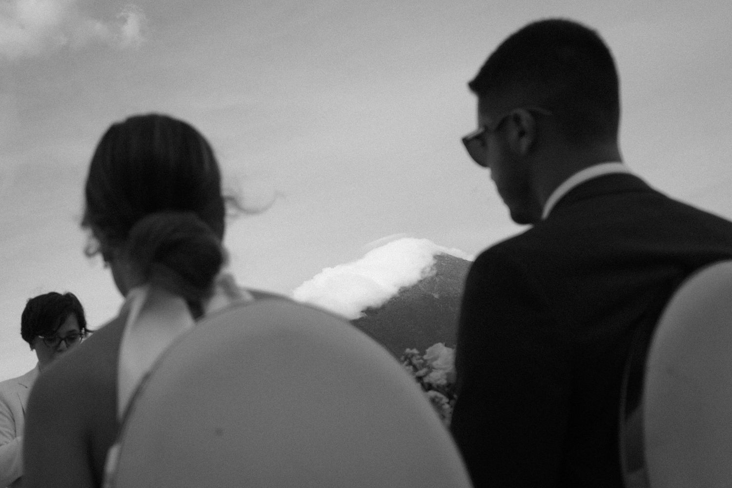 Intimate couple’s portrait surrounded by nature—perfect for outdoor wedding inspiration.