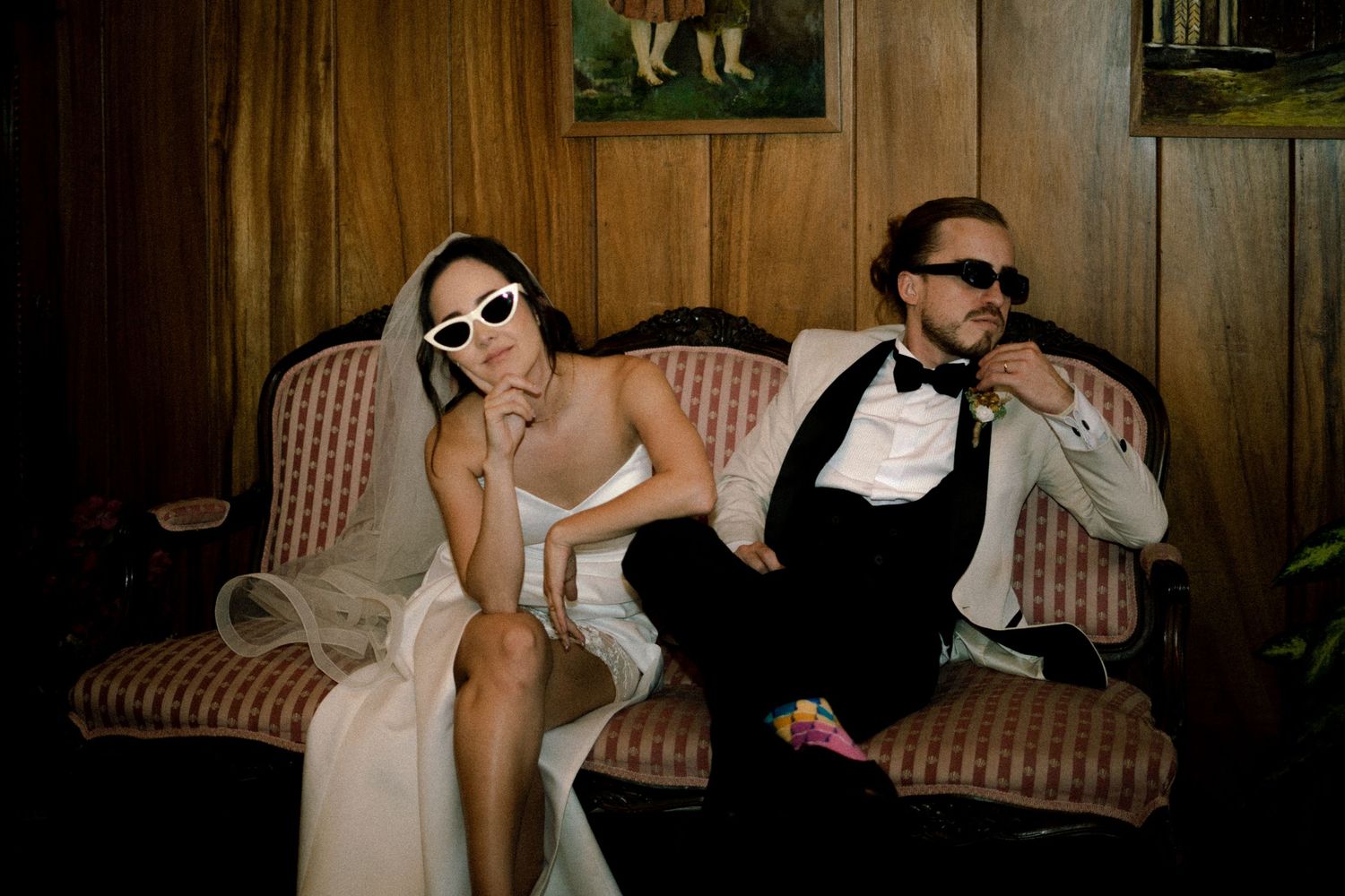 flash wedding photography