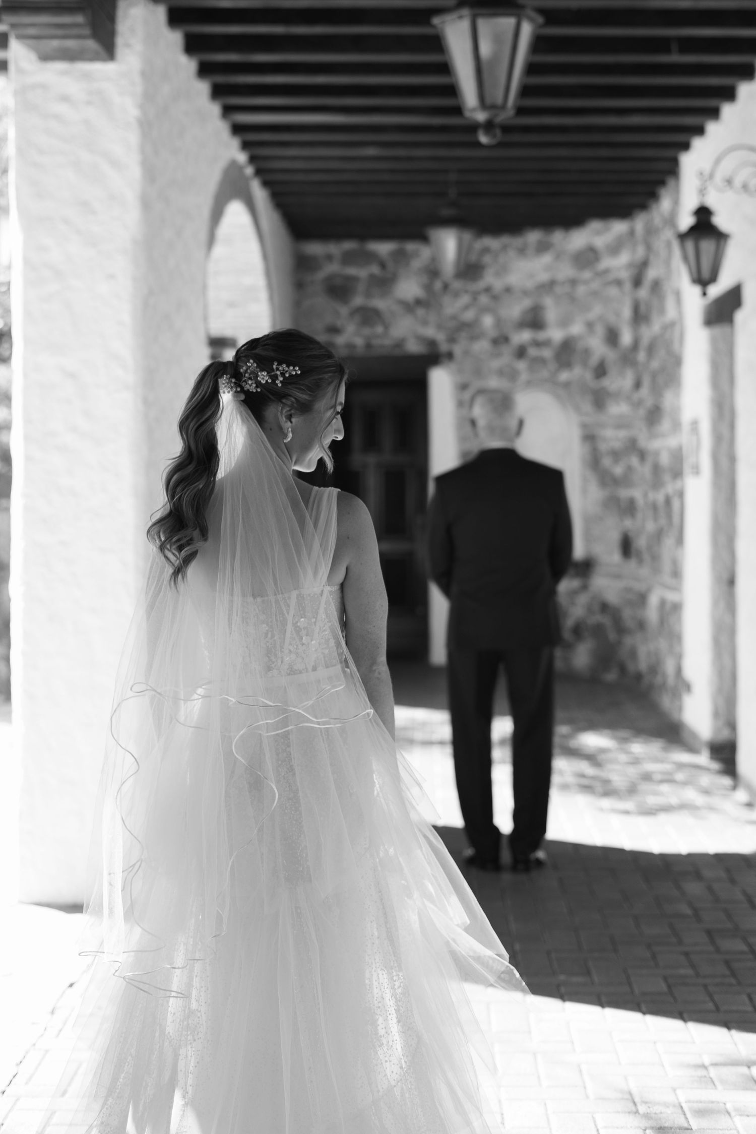 Modern editorial wedding photography with a fashion-forward couple.