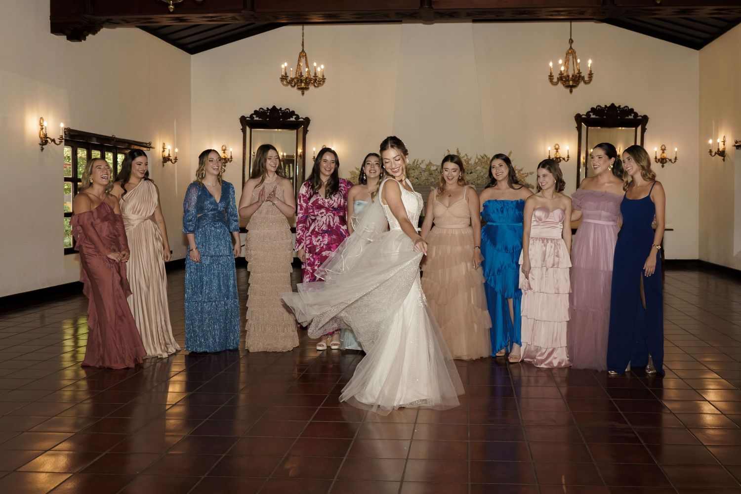 Modern editorial wedding photography with a fashion-forward couple.