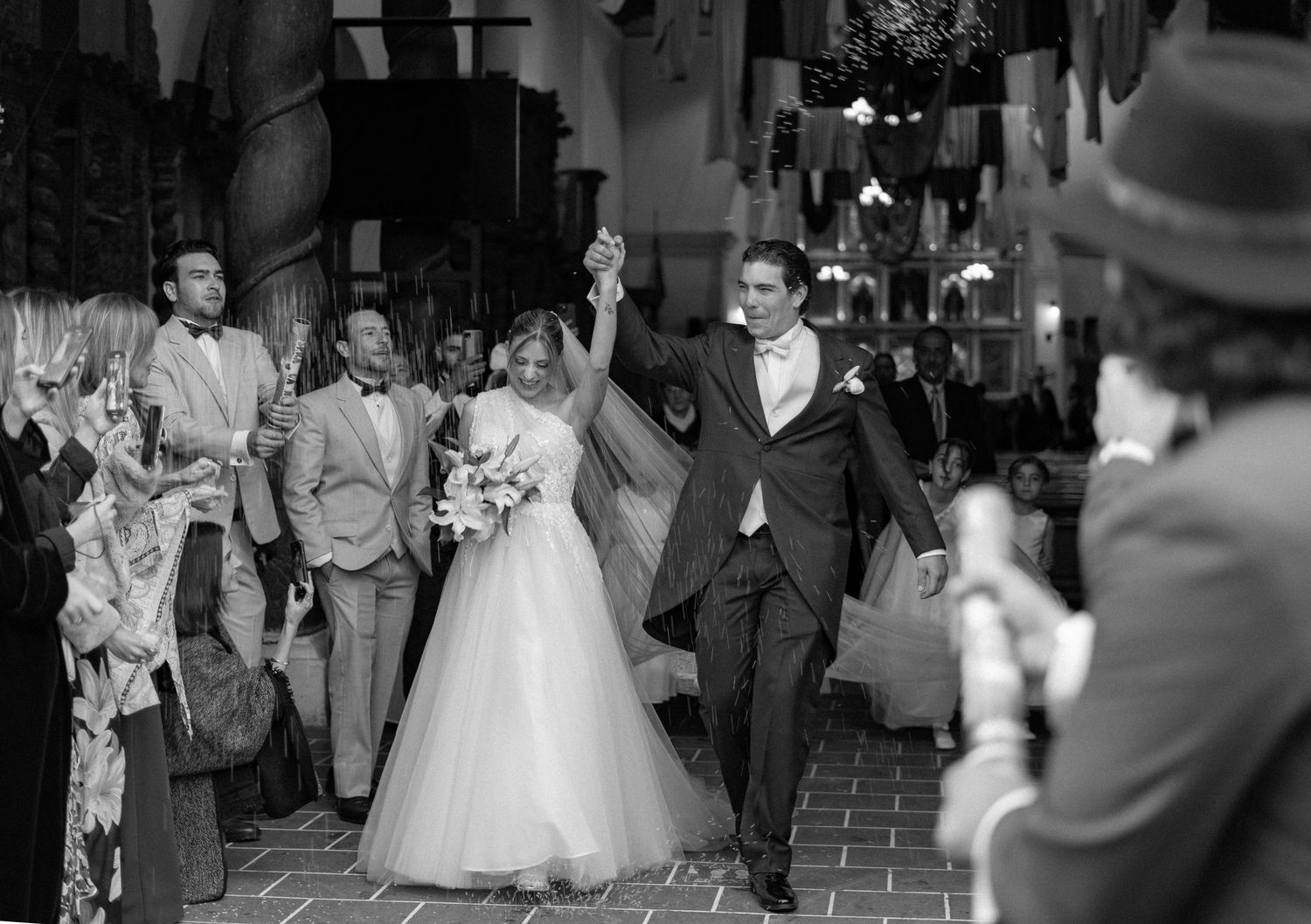 Emotional ceremony moment captured with a documentary wedding photography style.