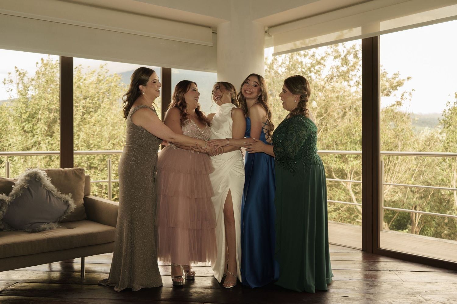 Candid destination wedding portrait filled with emotion and authenticity.