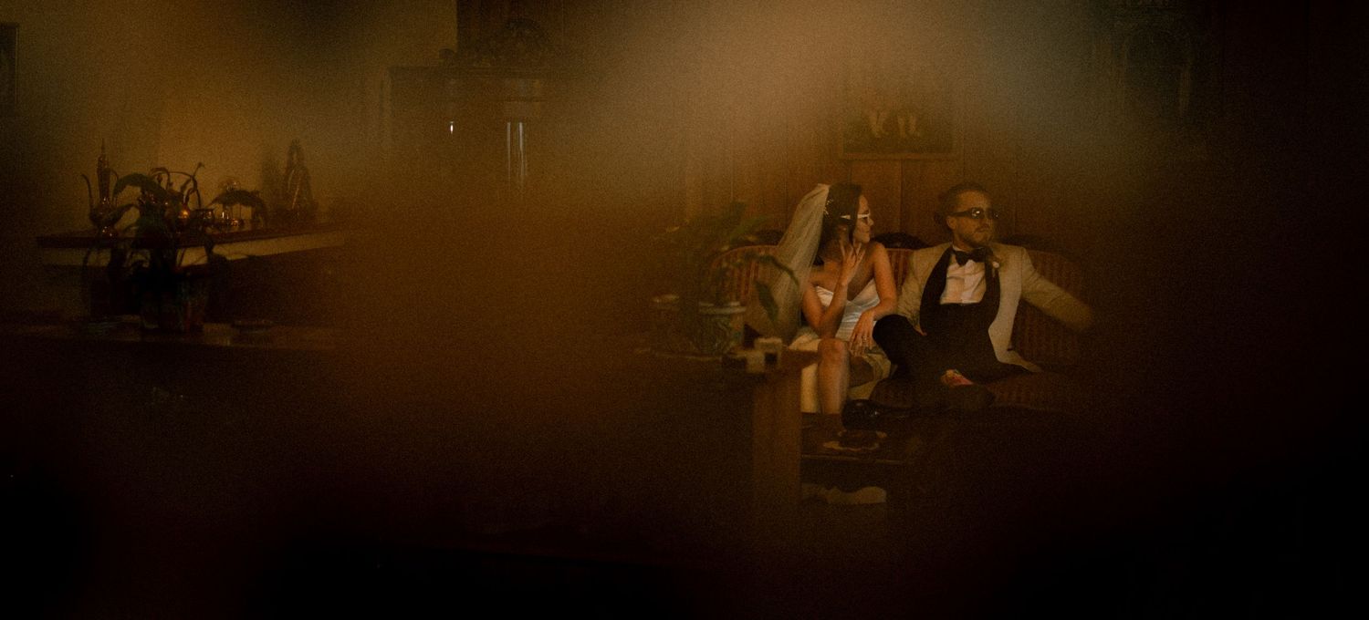 flash wedding photography