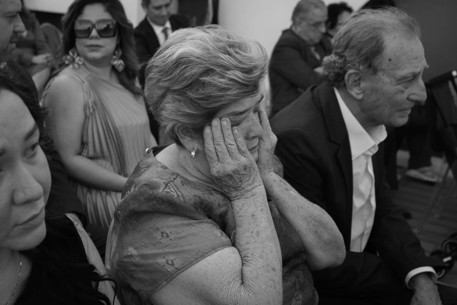 Emotional ceremony moment captured with a documentary wedding photography style.