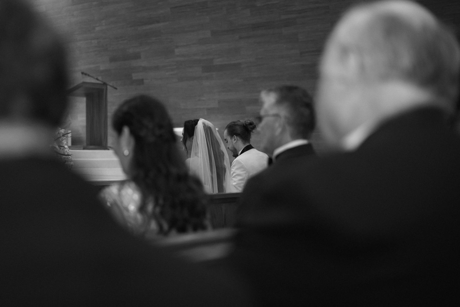 Authentic moment of joy during a high-end wedding ceremony.
