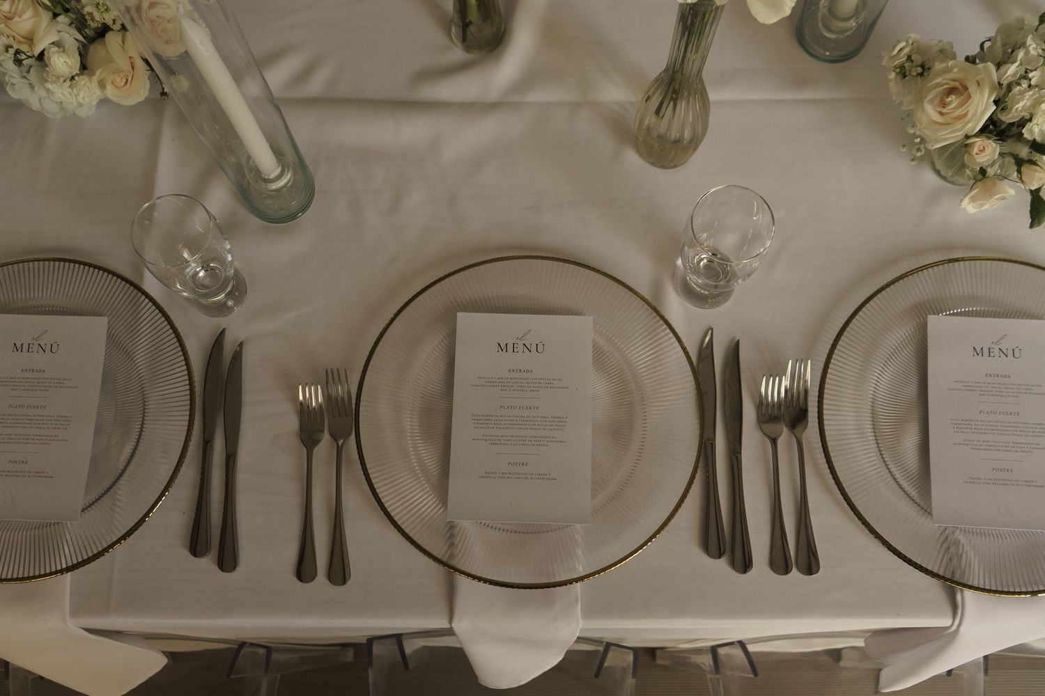 Elegant wedding tablescape inspiration with curated floral details and candlelight.