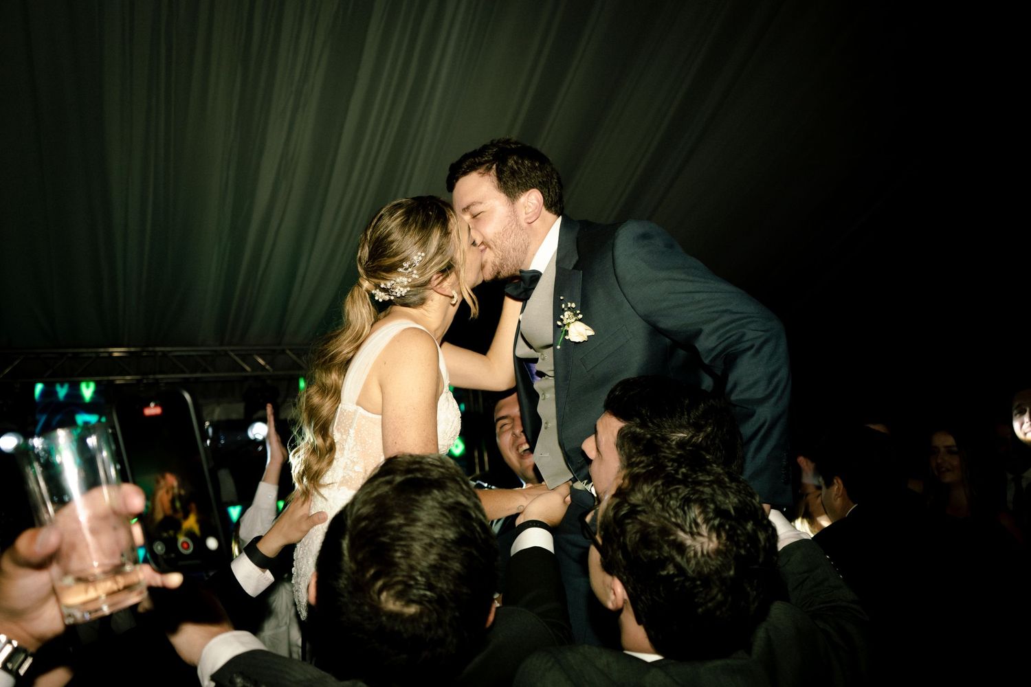 Candid destination wedding portrait filled with emotion and authenticity.