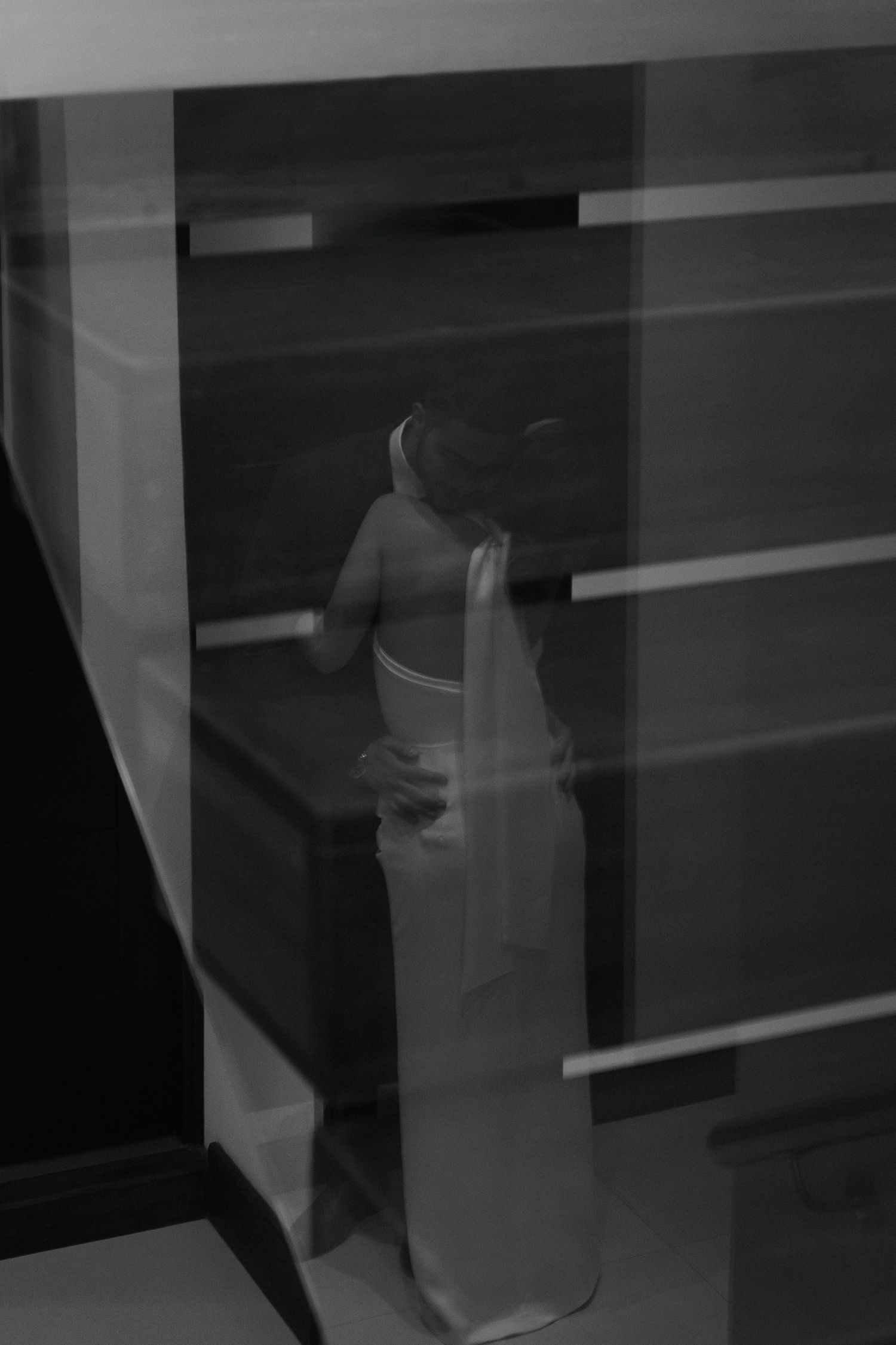 Modern editorial wedding photography with a fashion-forward couple.