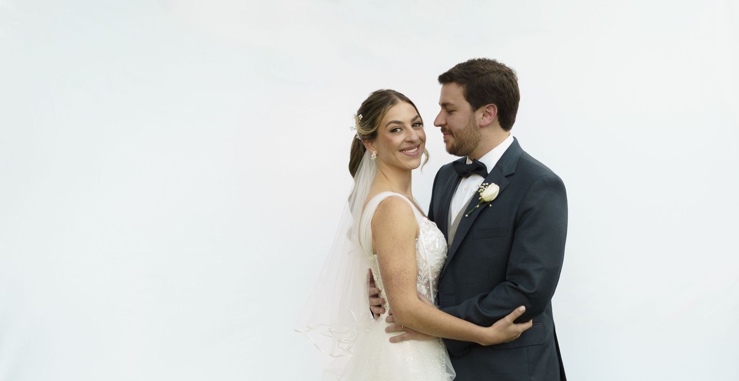 Timeless editorial portrait of the bride and groom for luxury destination weddings.