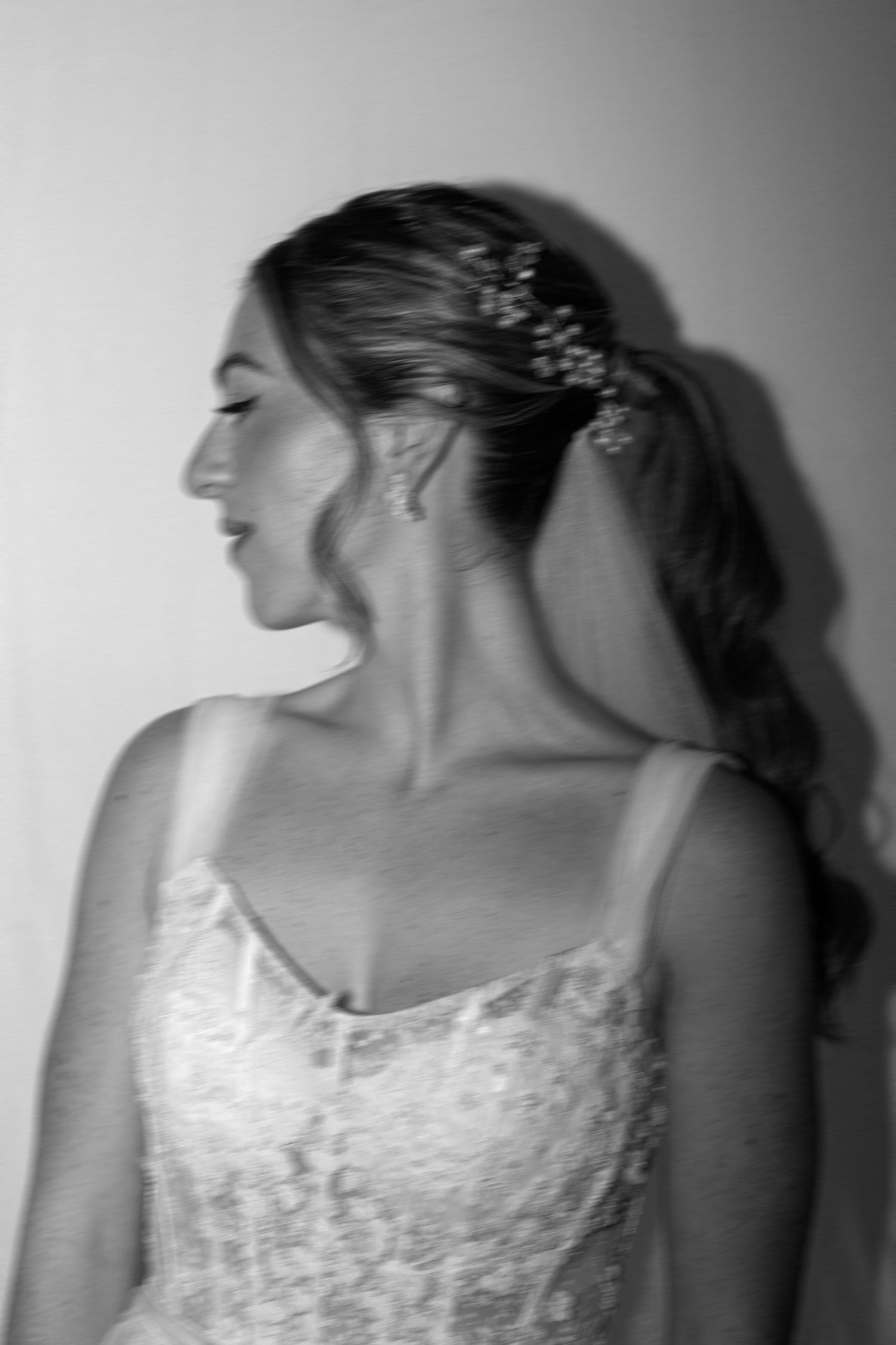 Modern editorial wedding photography with a fashion-forward couple.