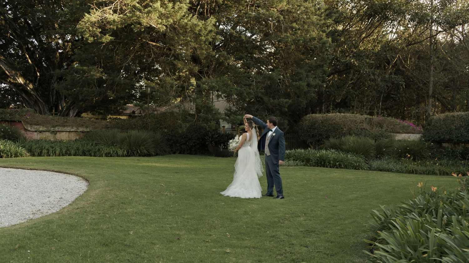 Intimate couple’s portrait surrounded by nature—perfect for outdoor wedding inspiration.
