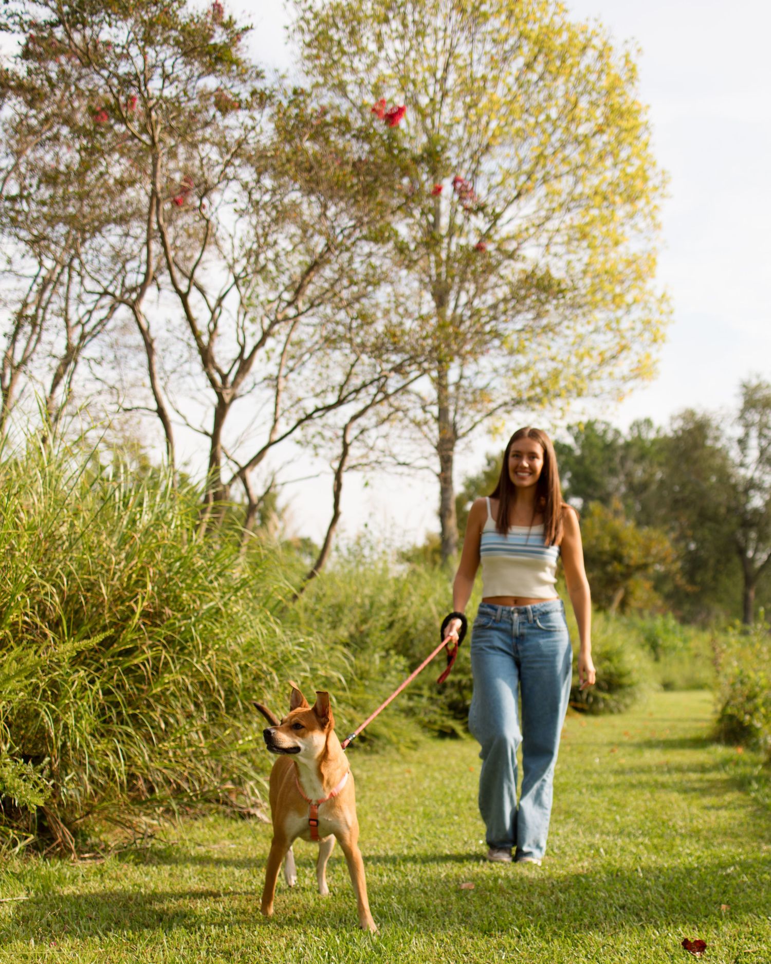Park portraits, with owner