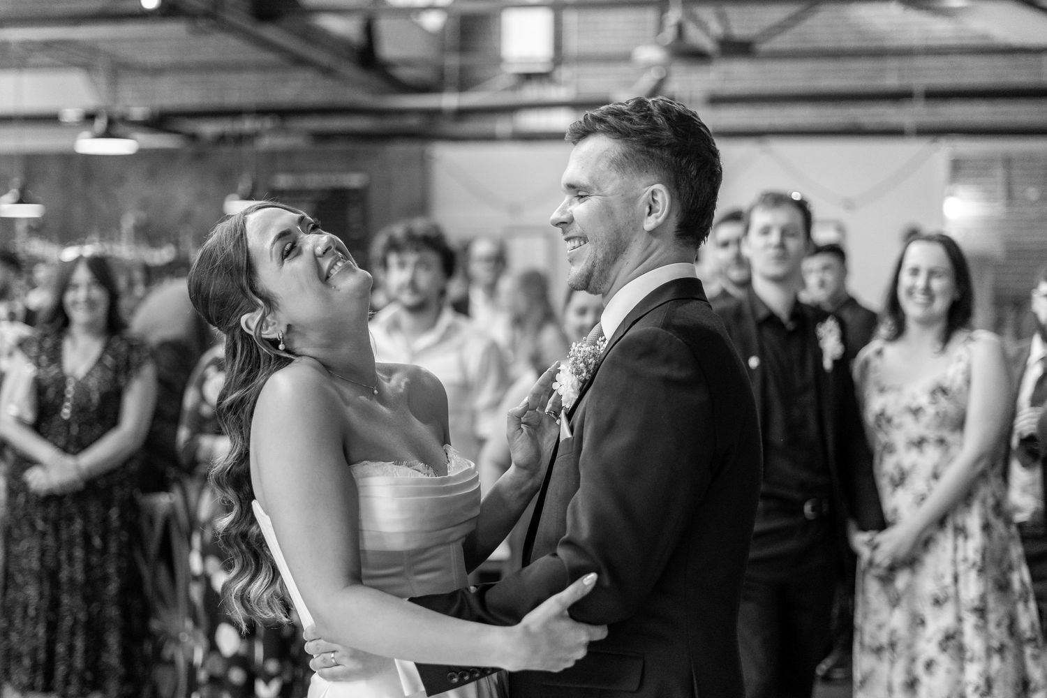 Bride and Groom first dance at The Venue Bowers Mill Halifax