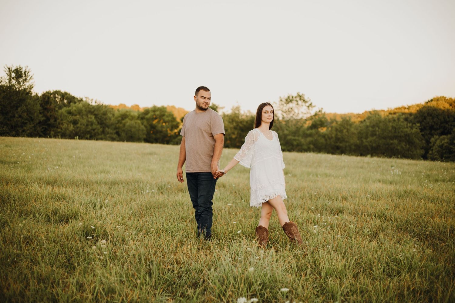 Anniversary photoshoot for couple married two years.