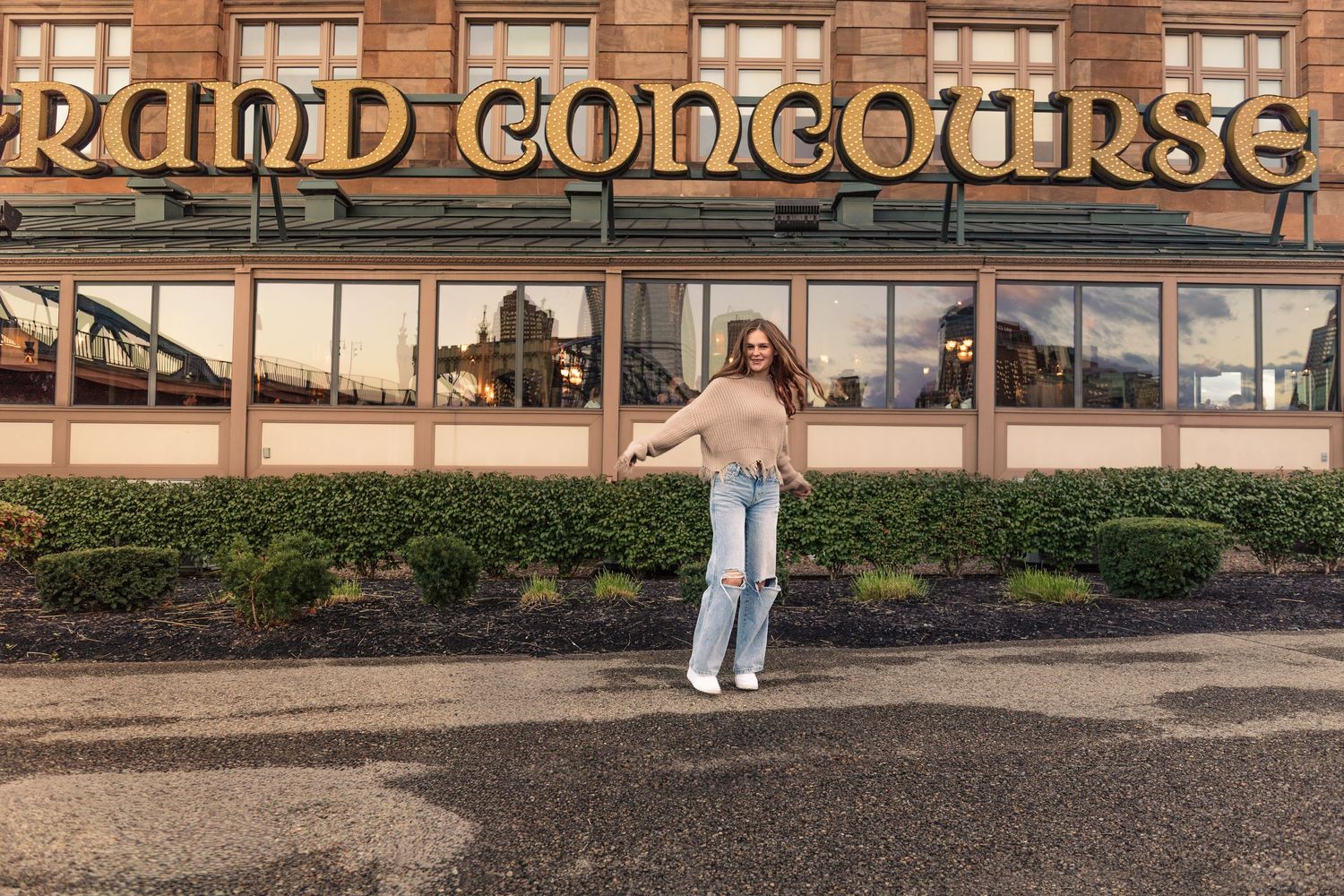 Senior portrait in Pittsburgh