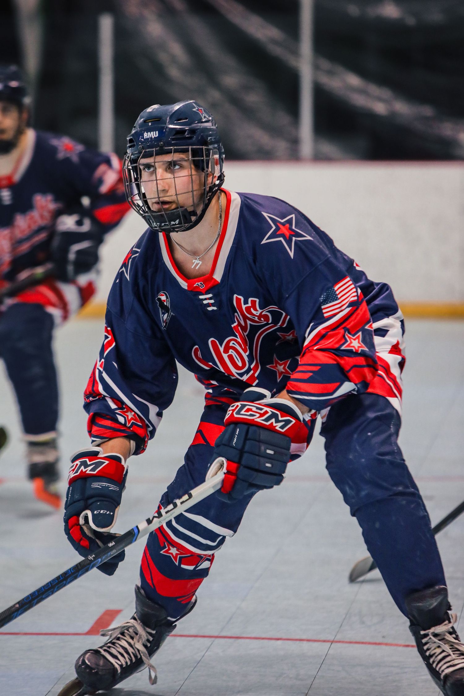 Robert Morris University roller hockey player