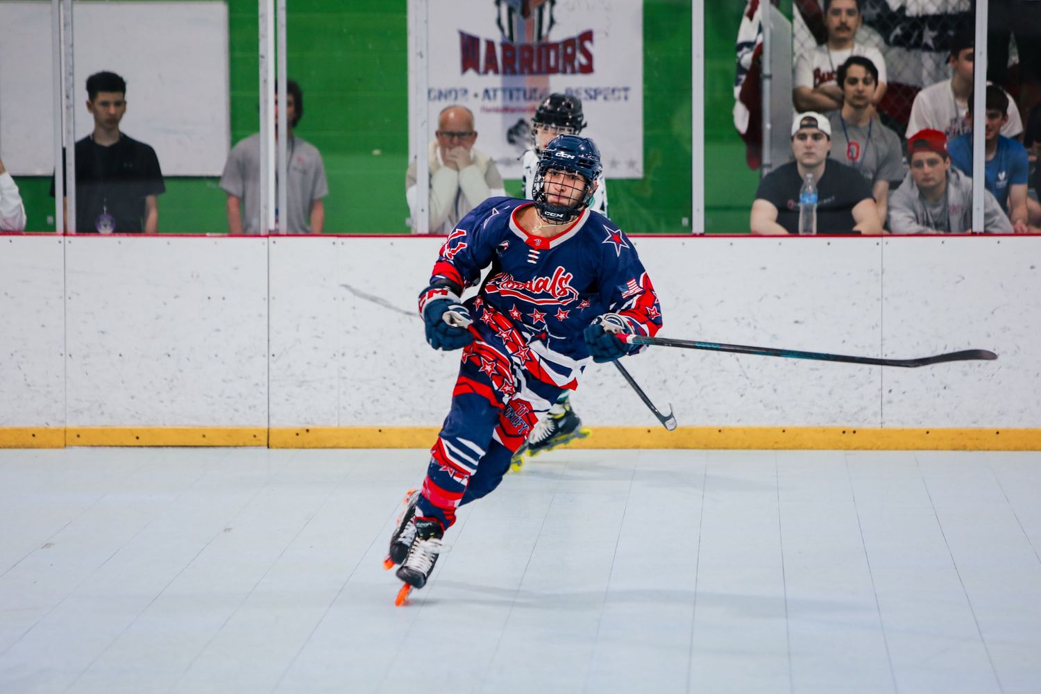 Robert Morris hockey player during nationals in Florida