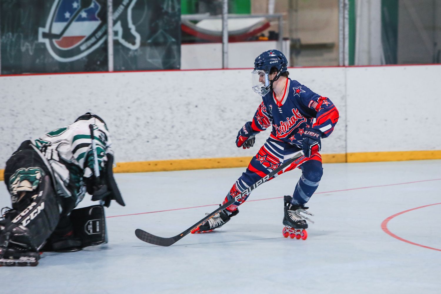 Robert Morris University roller hockey player