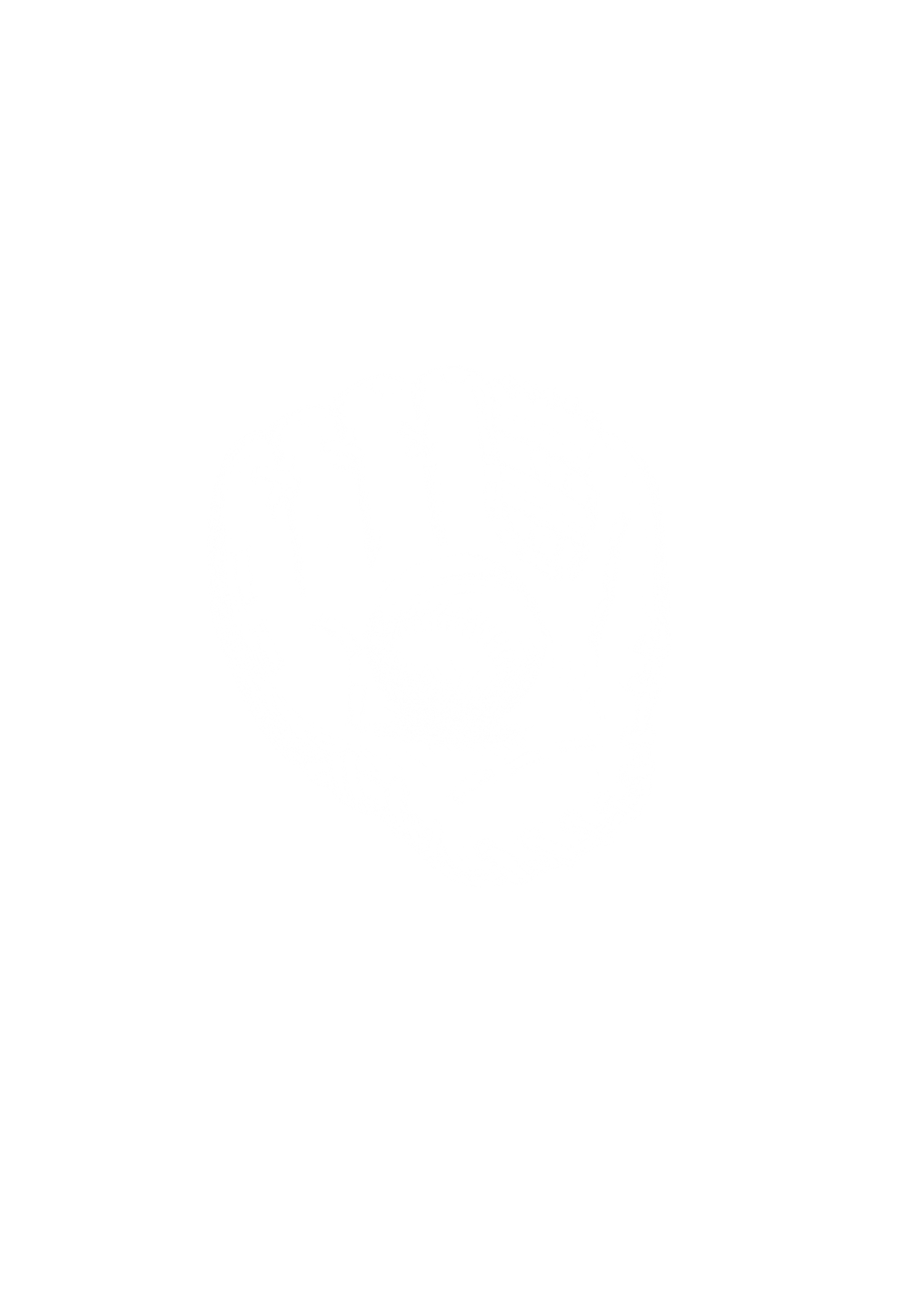White silhouette of a detailed baseball helmet design.