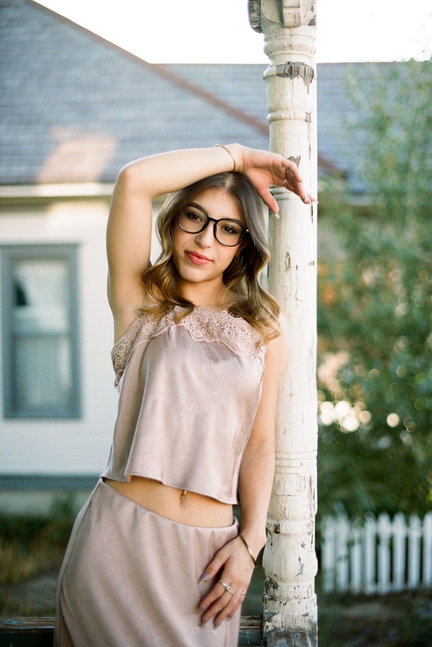 A 35mm Film photo from a modeling photoshoot in Montrose, Colorado.