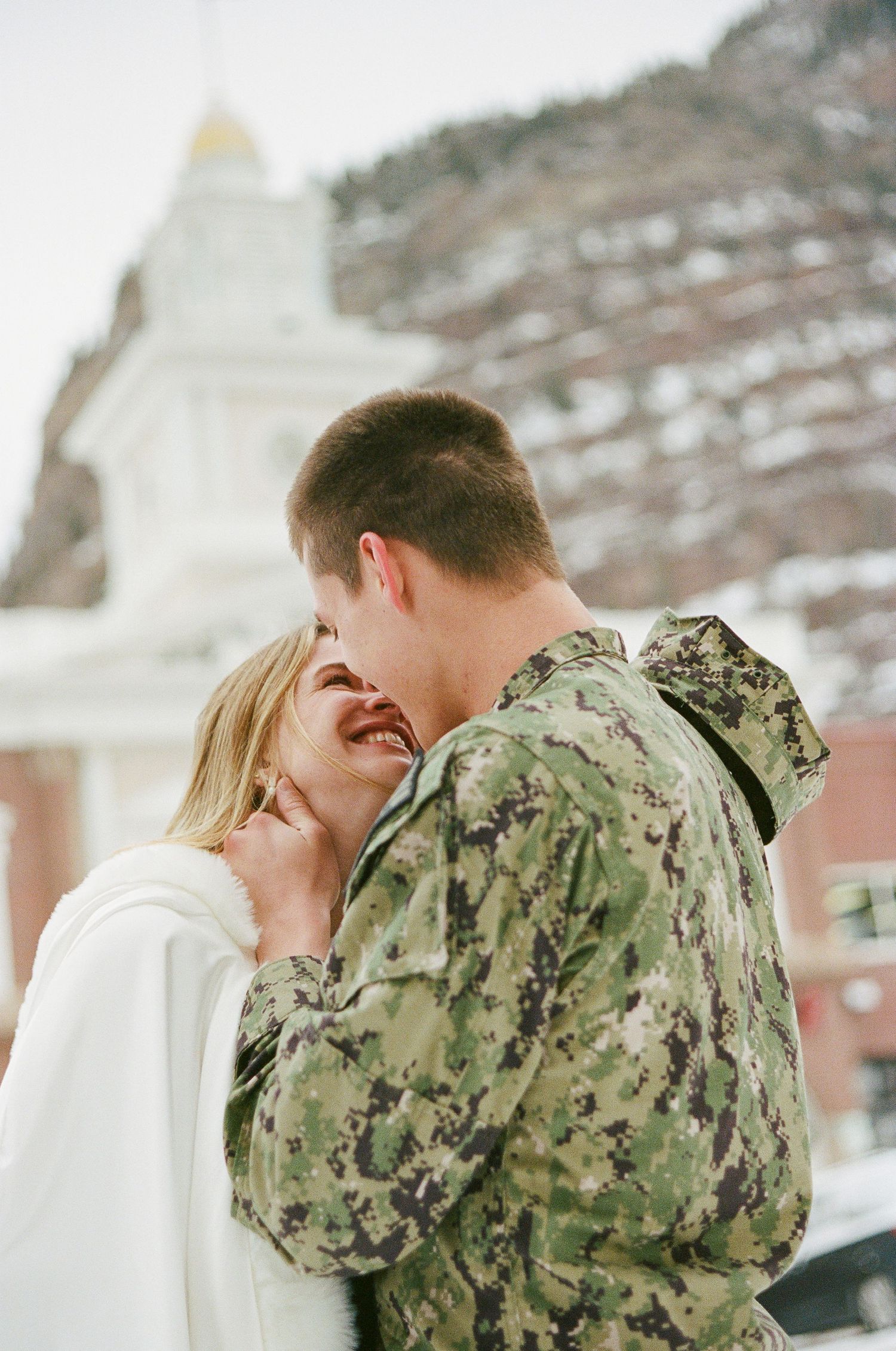 A 35mm Film photo from a couples photoshoot in Ouray, Colorado.