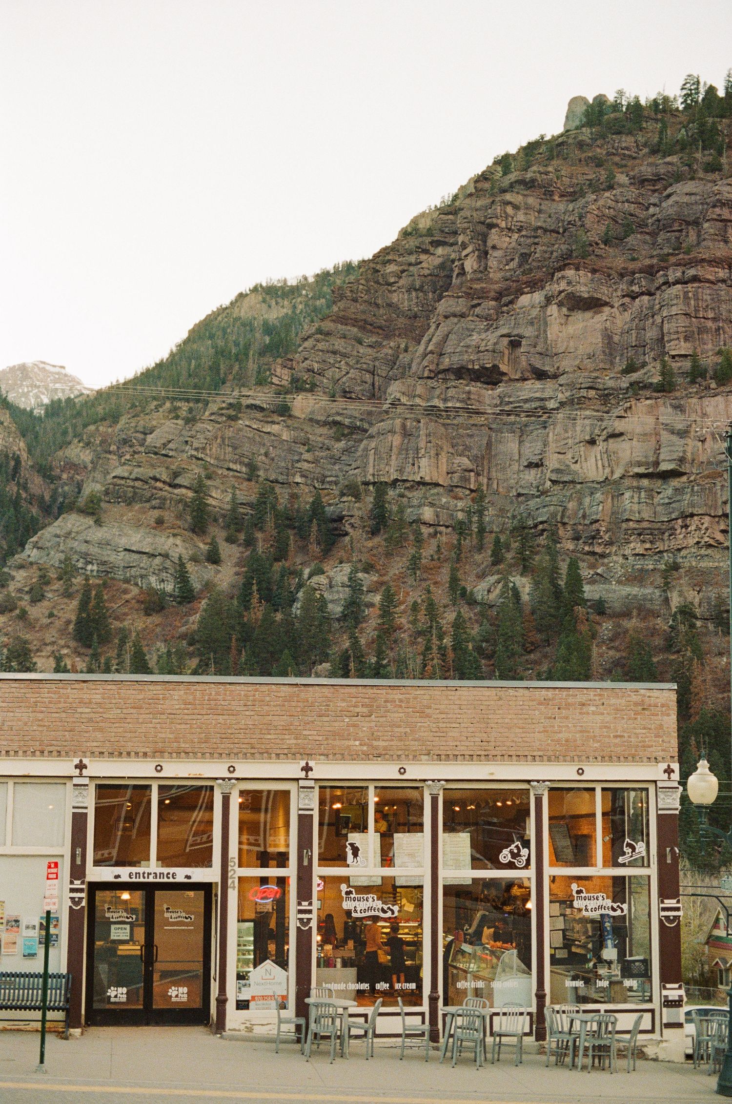 A 35mm film photo from Ouray, Colorado.