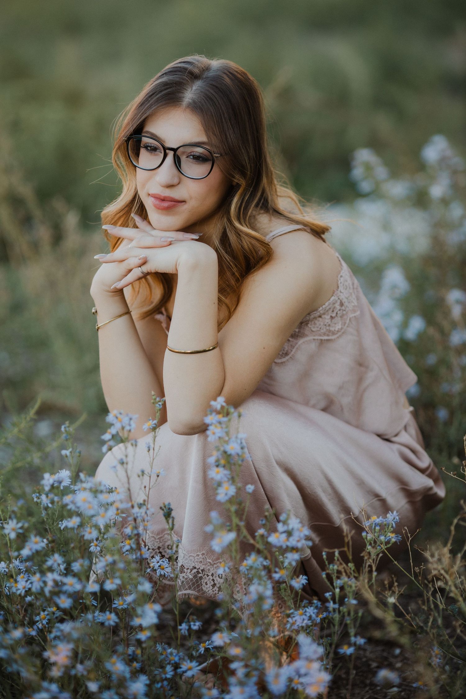 A modeling photo taken in Montrose, Colorado.
