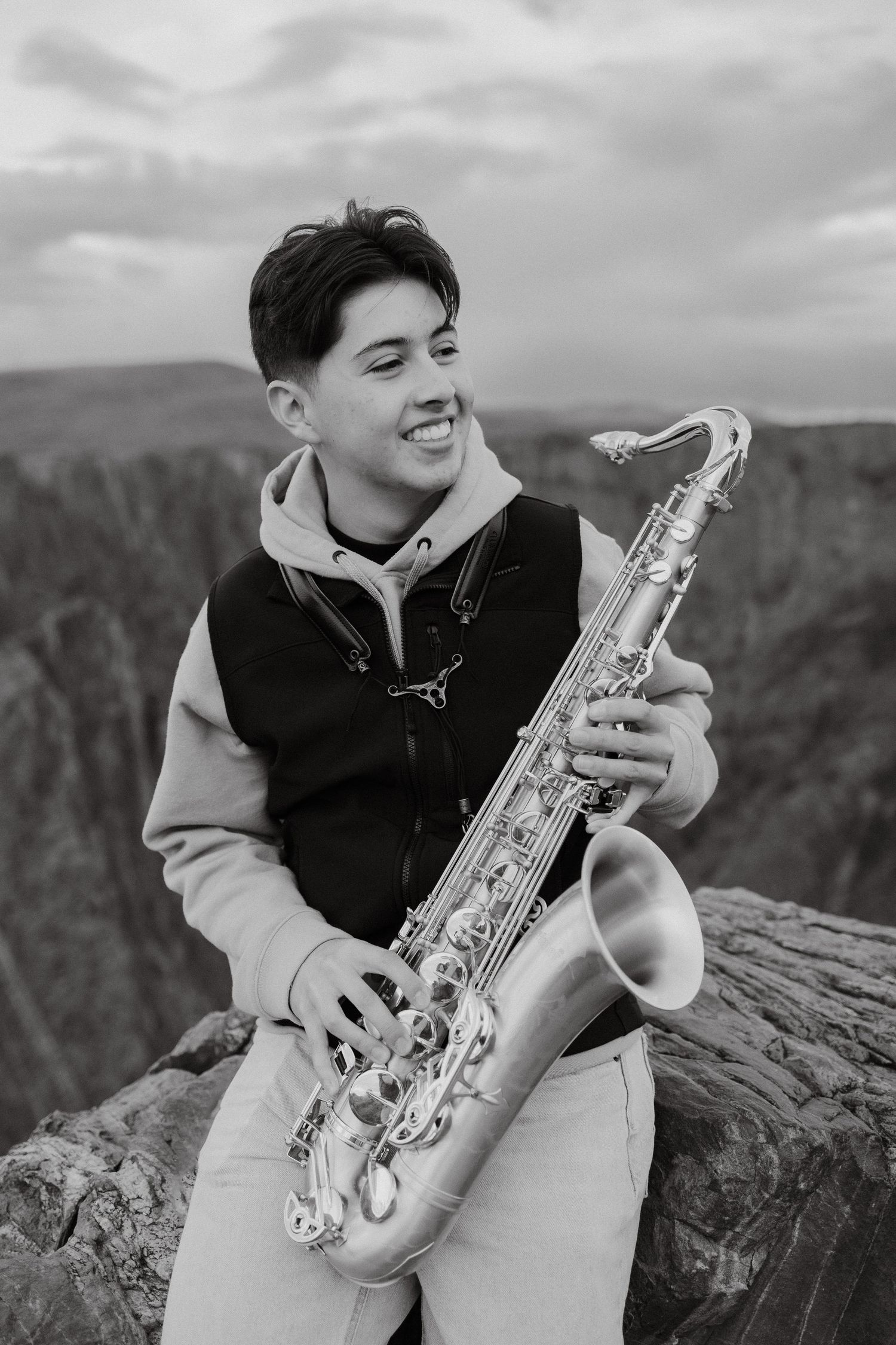 A senior photo taken at Black Canyon National Park, Colorado.