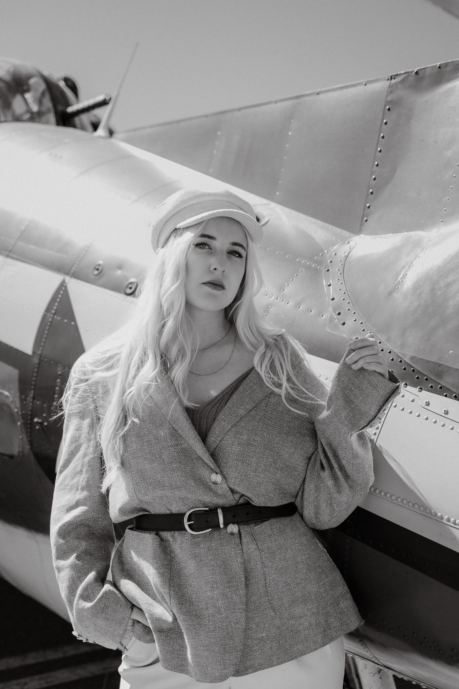 A modeling photo taken in Montrose, Colorado.