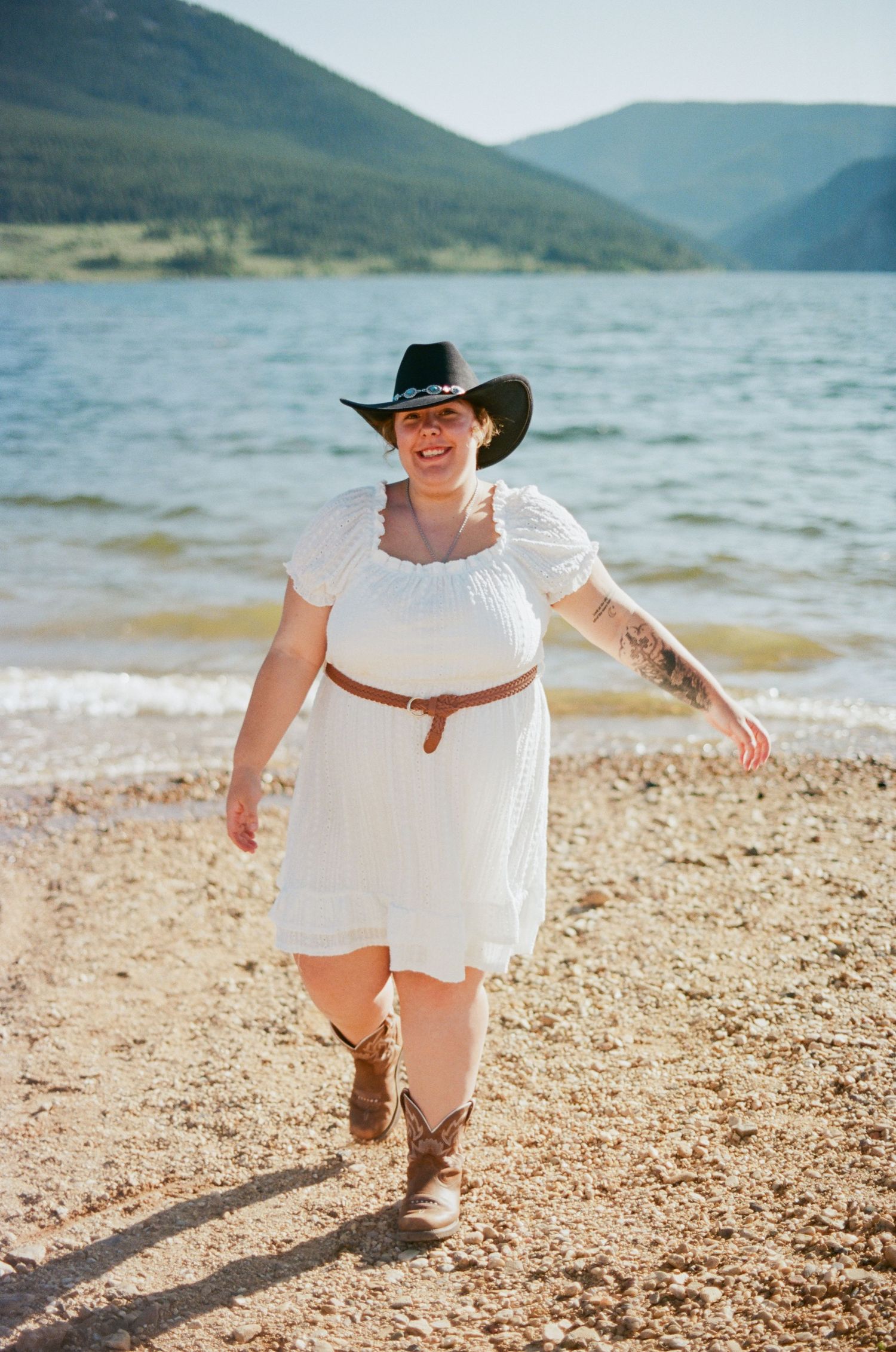 Photo from a senior photoshoot in Taylor Park near Crested Butte, Colorado.