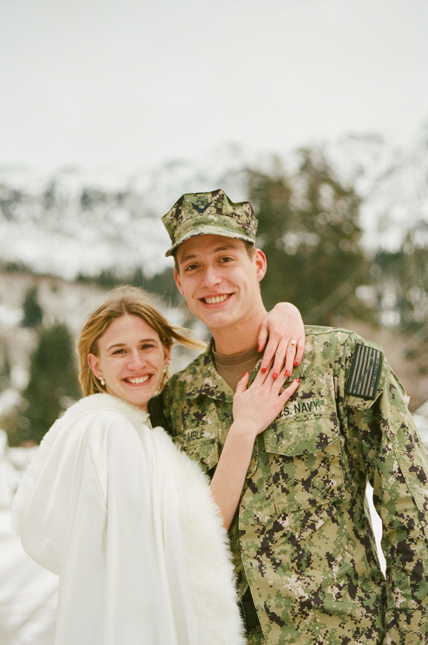 A 35mm Film photo from a couples photoshoot in Ouray, Colorado.