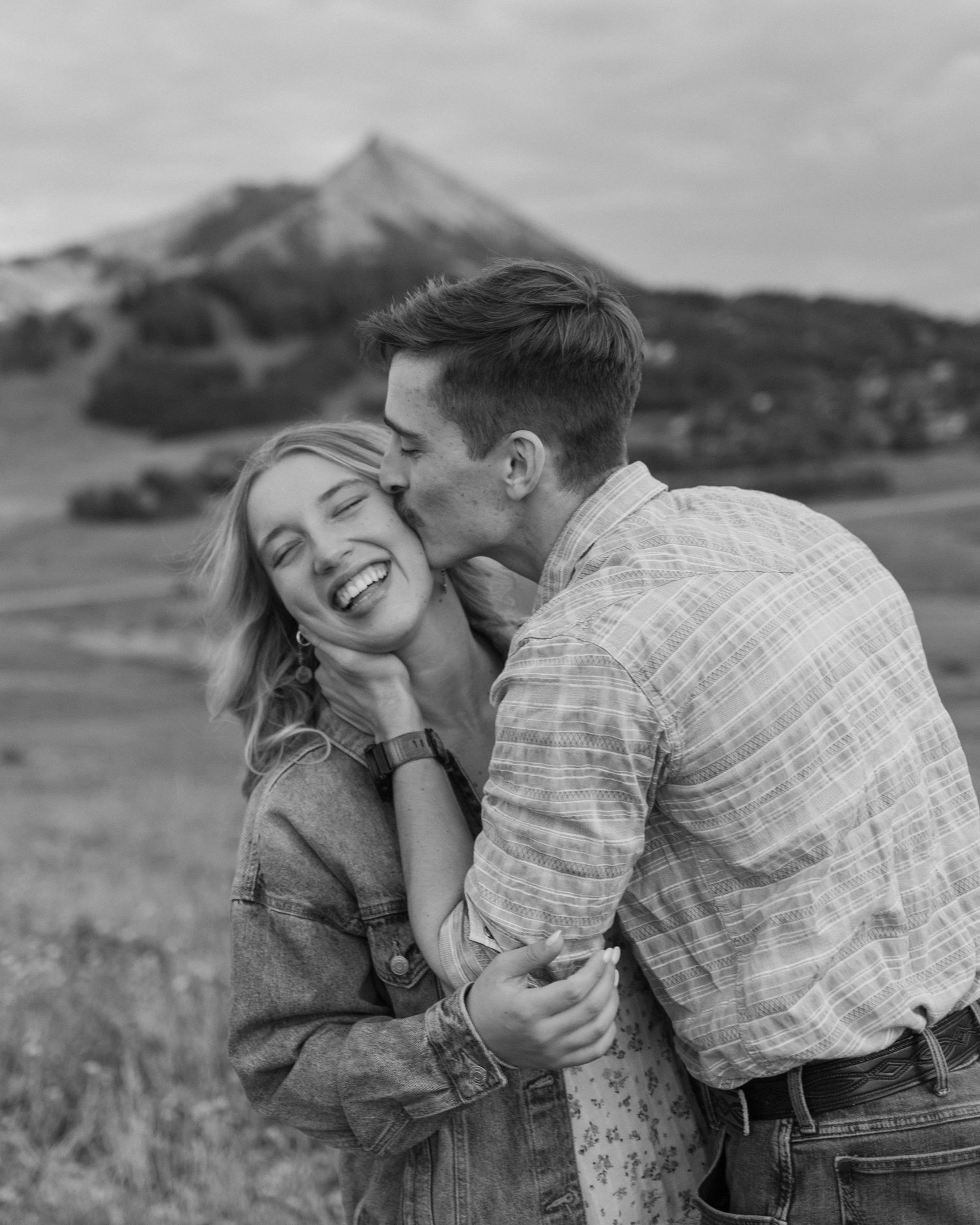 A couples photo taken in Crested Butte, Colorado.