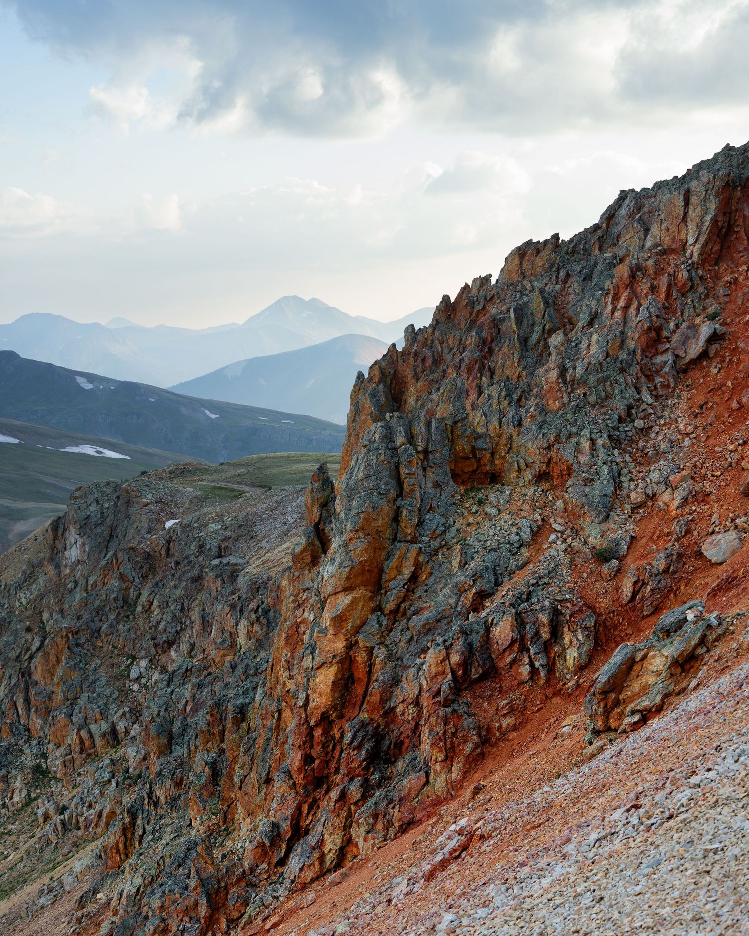 A landscape photo taken from Red Mountain, Colorado.